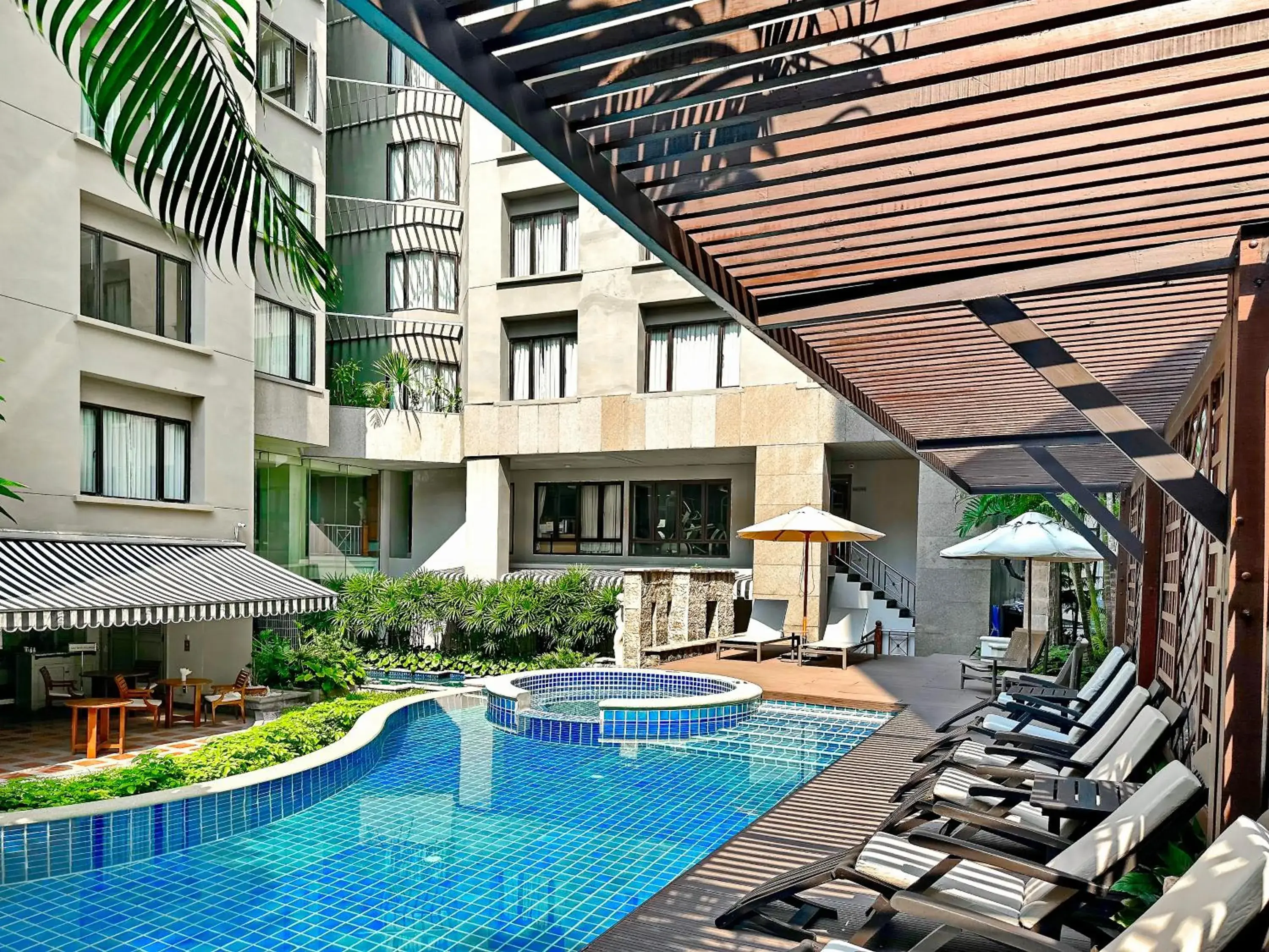 Swimming pool in Silom Serene A Boutique Hotel Swimming pool in Silom Serene A Boutique Hotel
