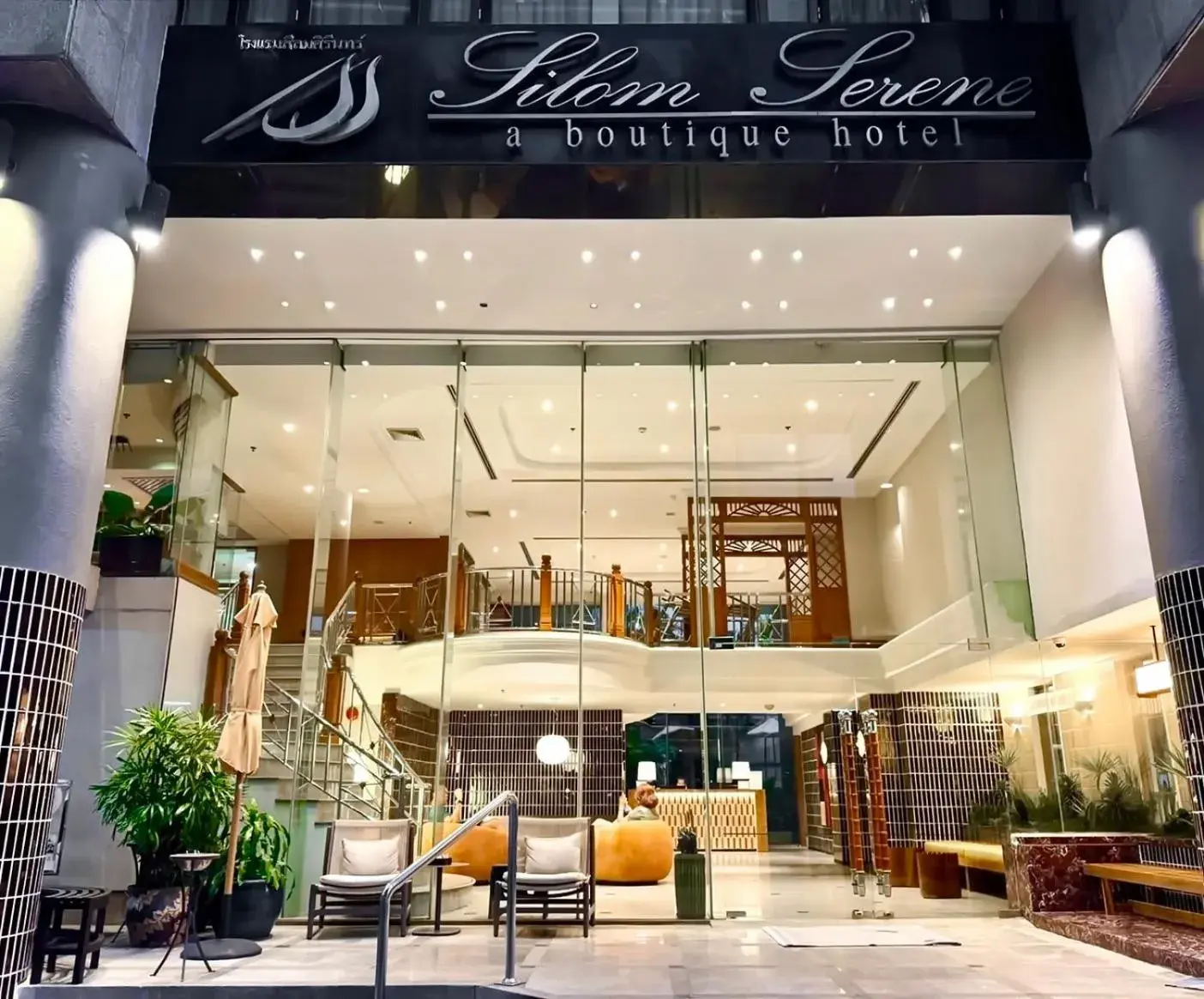 Property building in Silom Serene A Boutique Hotel Property building in Silom Serene A Boutique Hotel