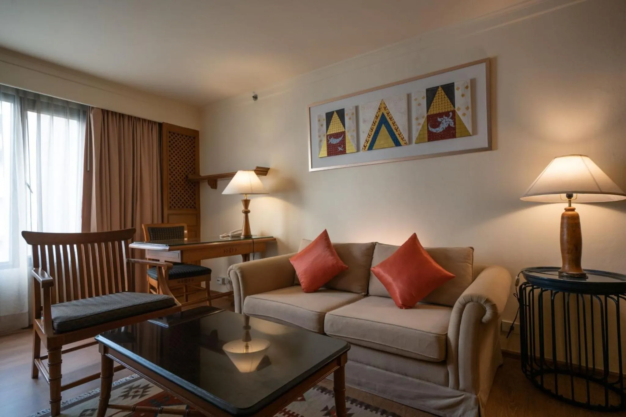 Living room in Silom Serene A Boutique Hotel