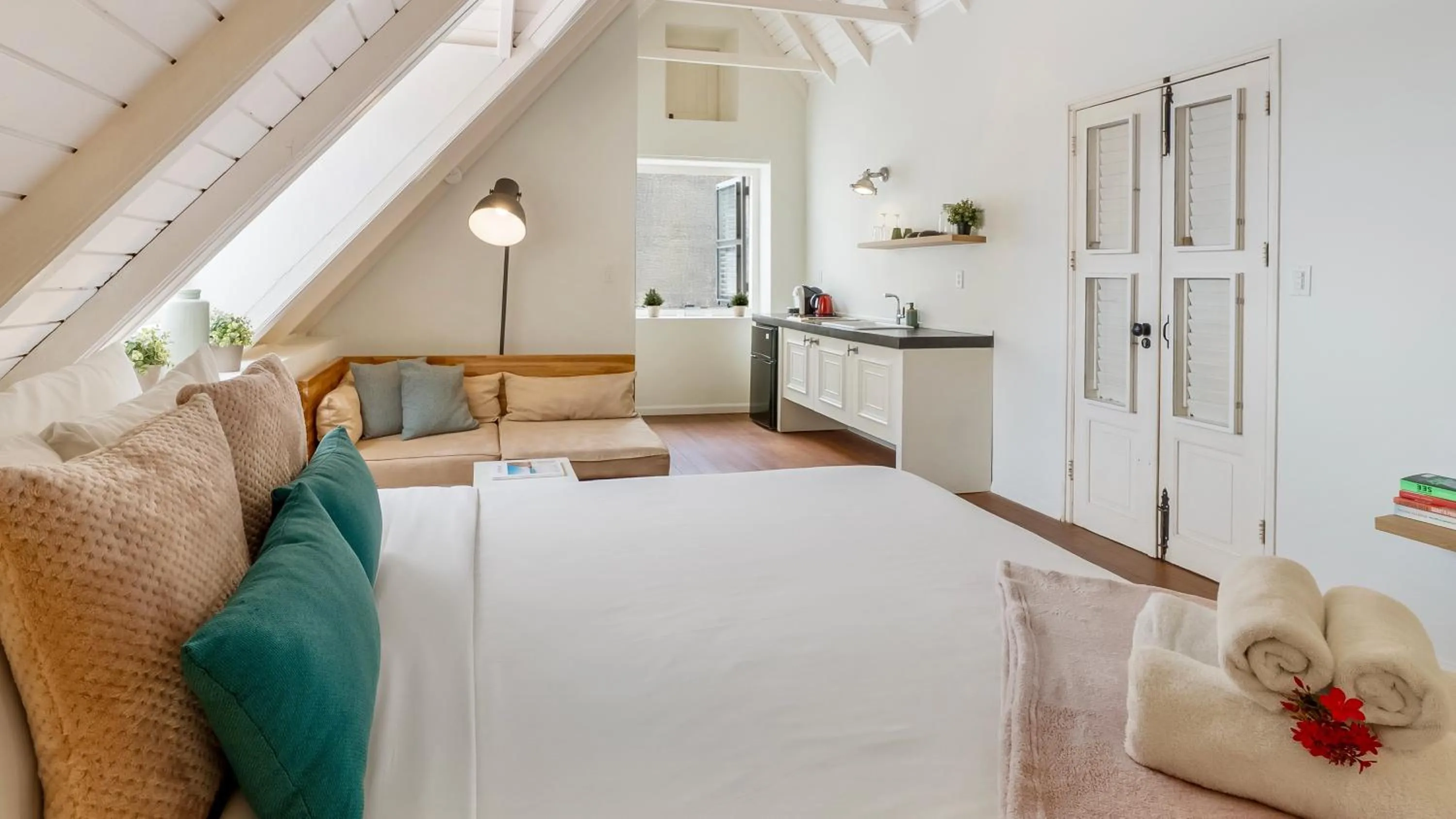 Bed in Pietermaai Boutique Hotel