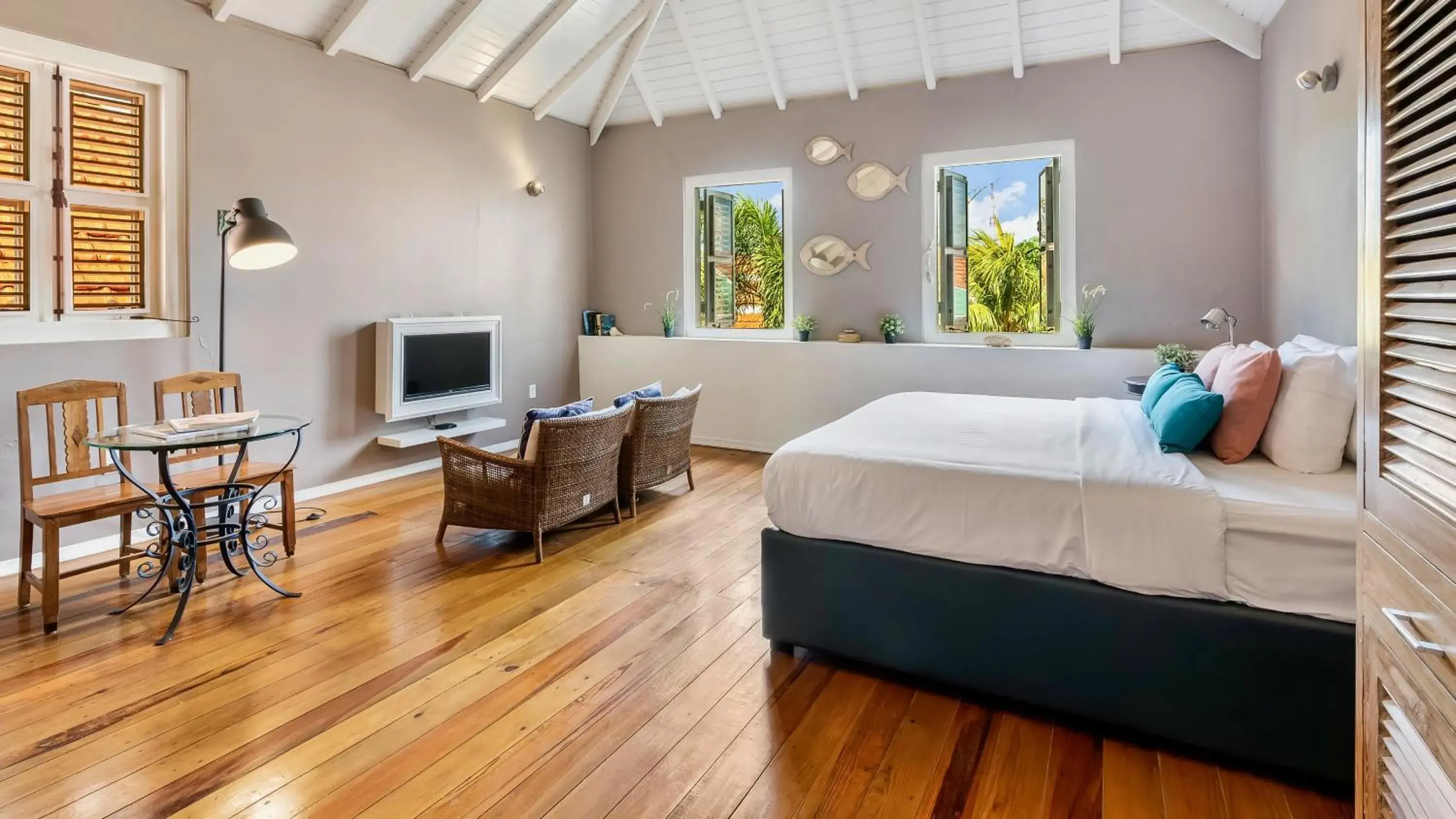 Bed in Pietermaai Boutique Hotel Bed in Pietermaai Boutique Hotel