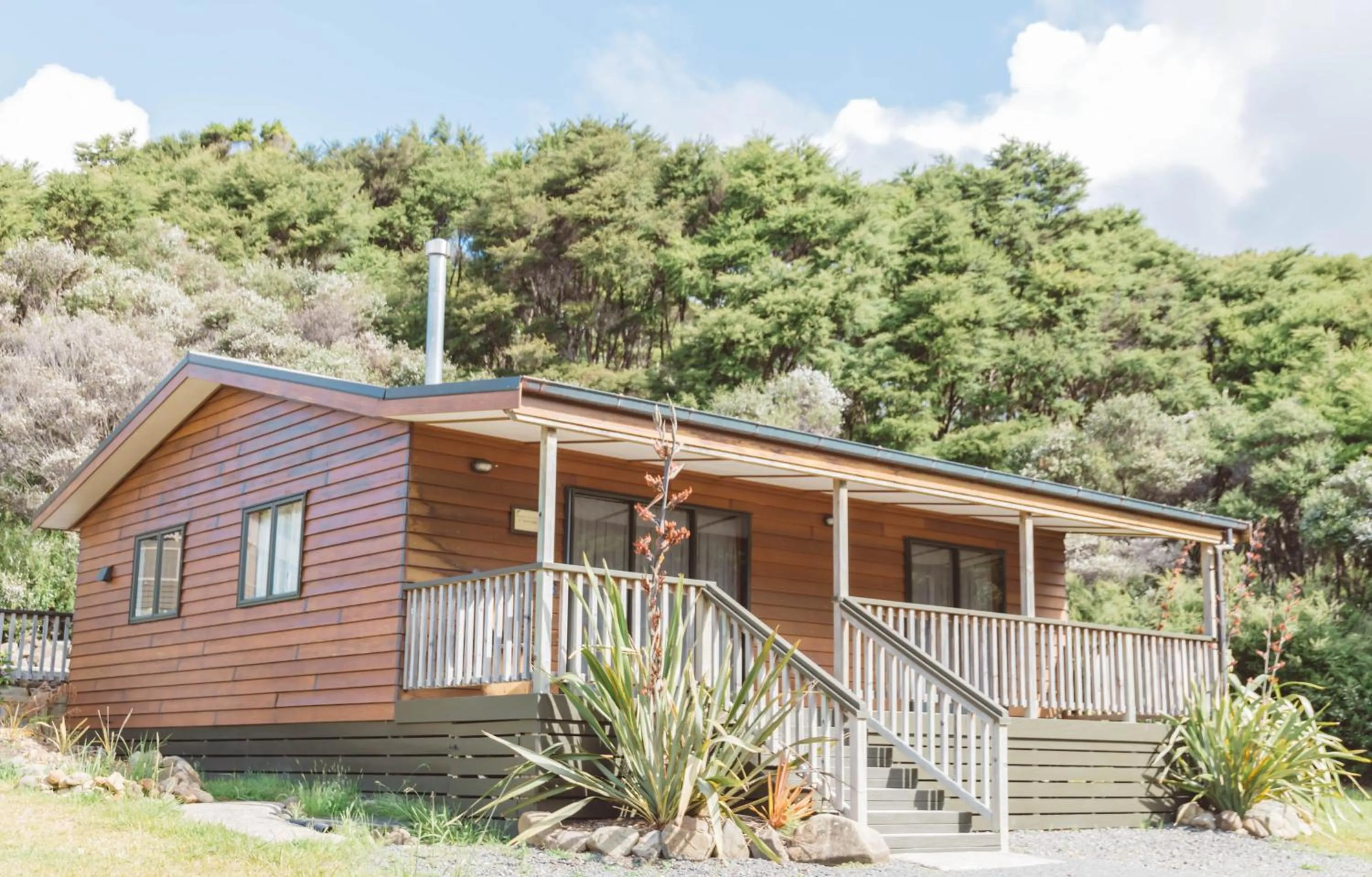 Facade/entrance in Tangiaro Retreat