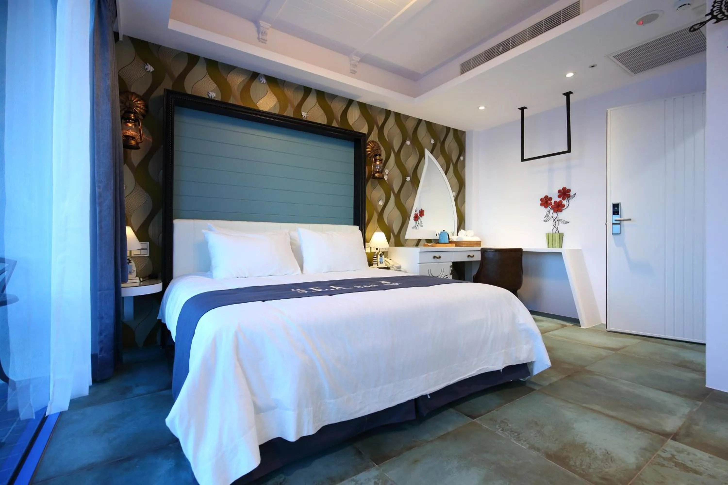 Bed in Hualien S.E.A. B&B
