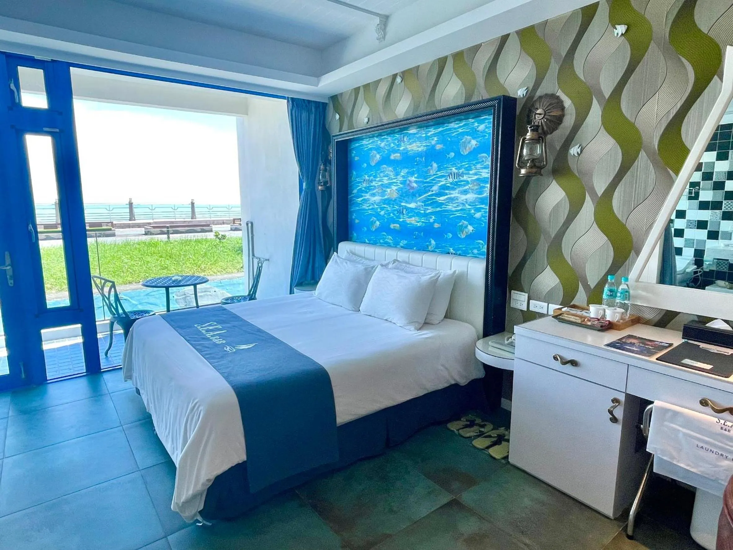 Bed in Hualien S.E.A. B&B