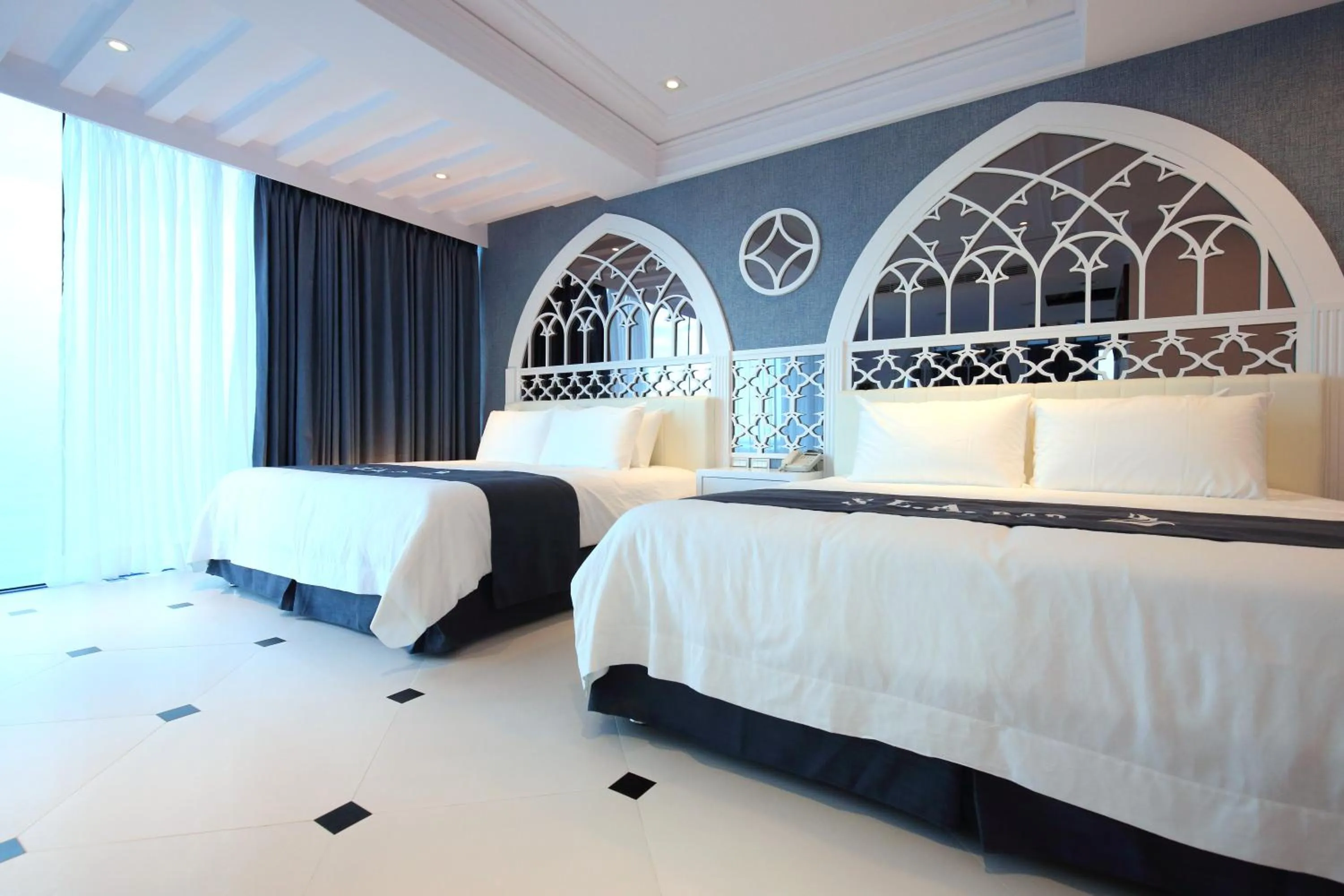 Bed in Hualien S.E.A. B&B