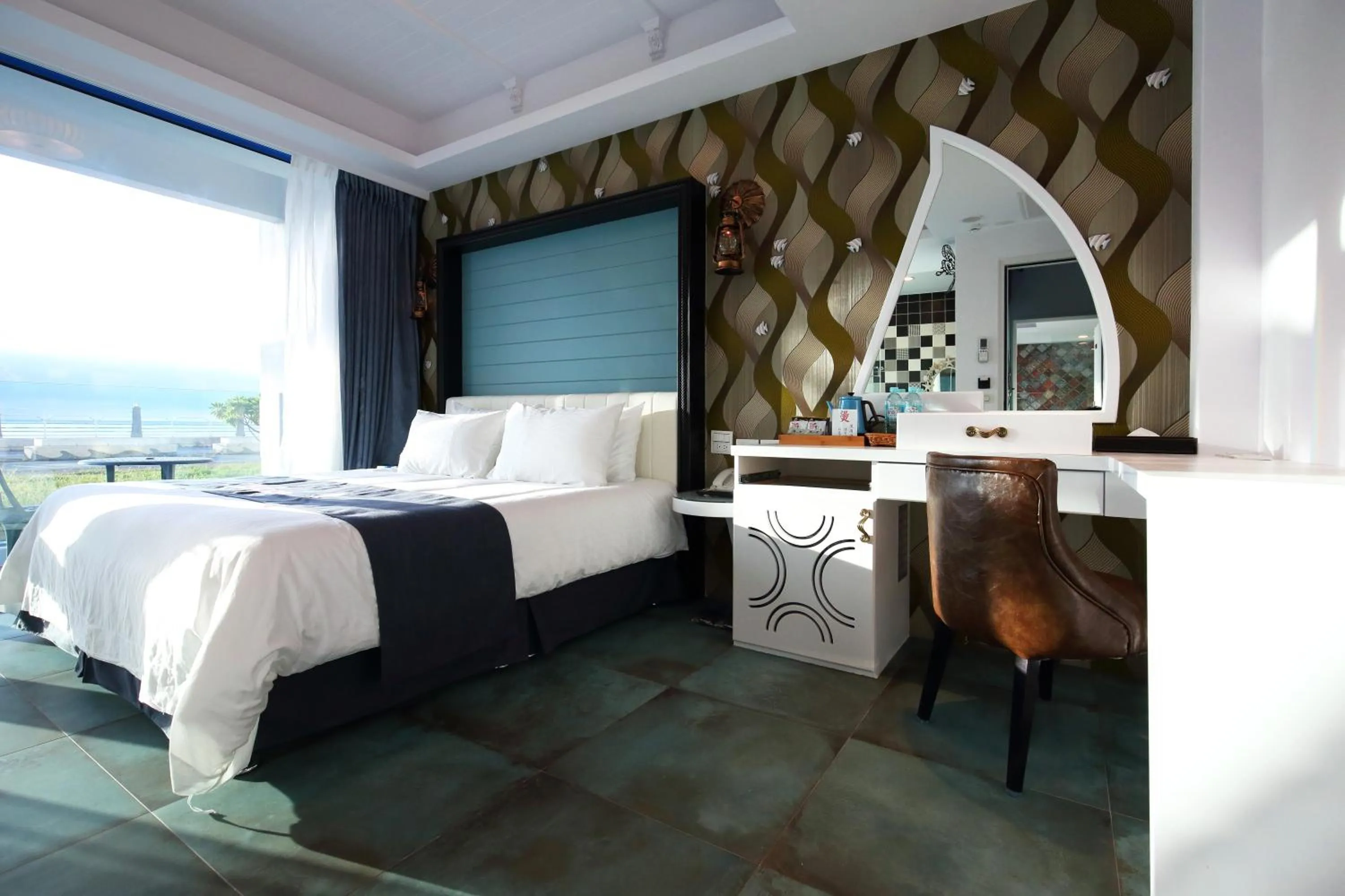 Bed in Hualien S.E.A. B&B