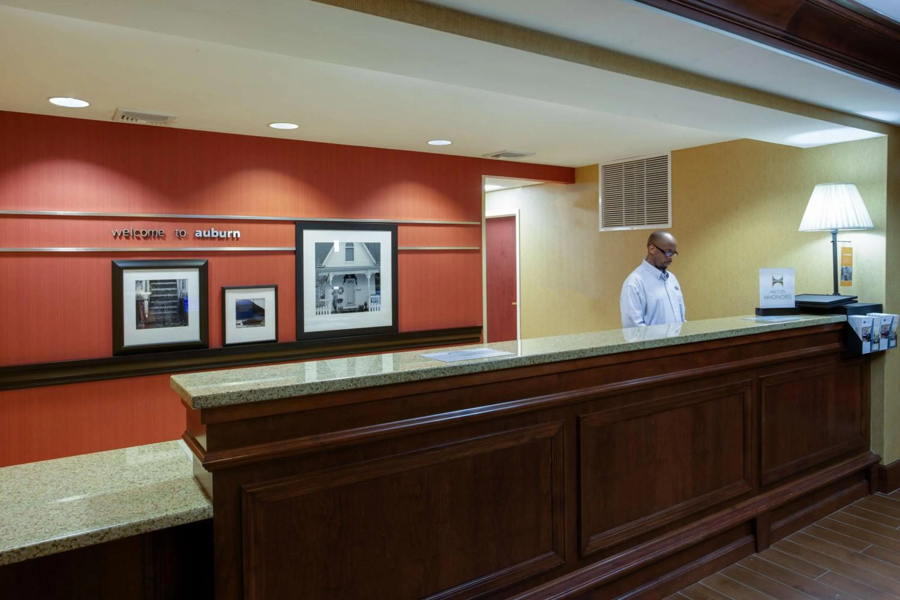 Lobby or reception in Hampton Inn Auburn