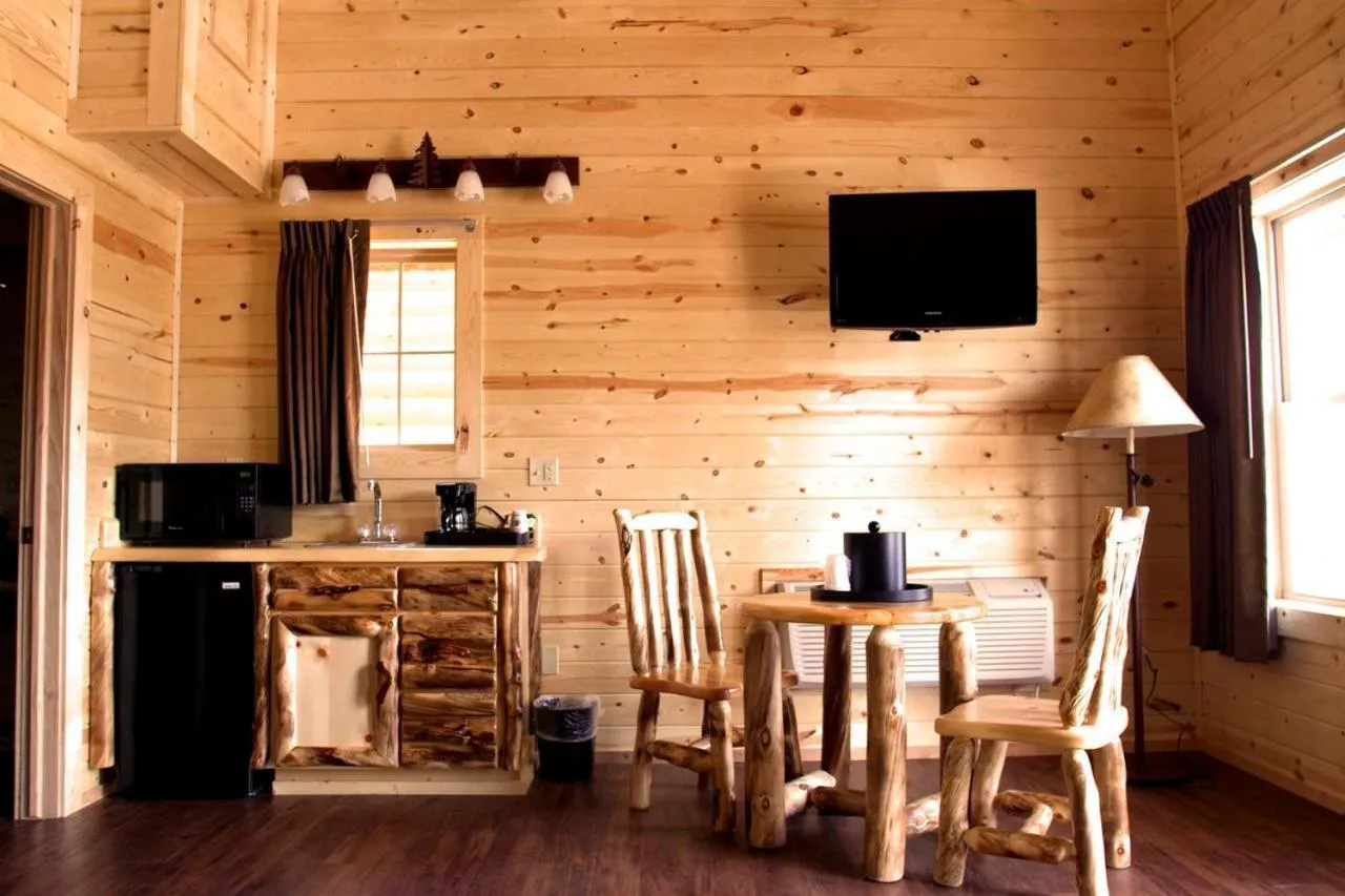 TV and multimedia in Cabins of Mackinac & Lodge