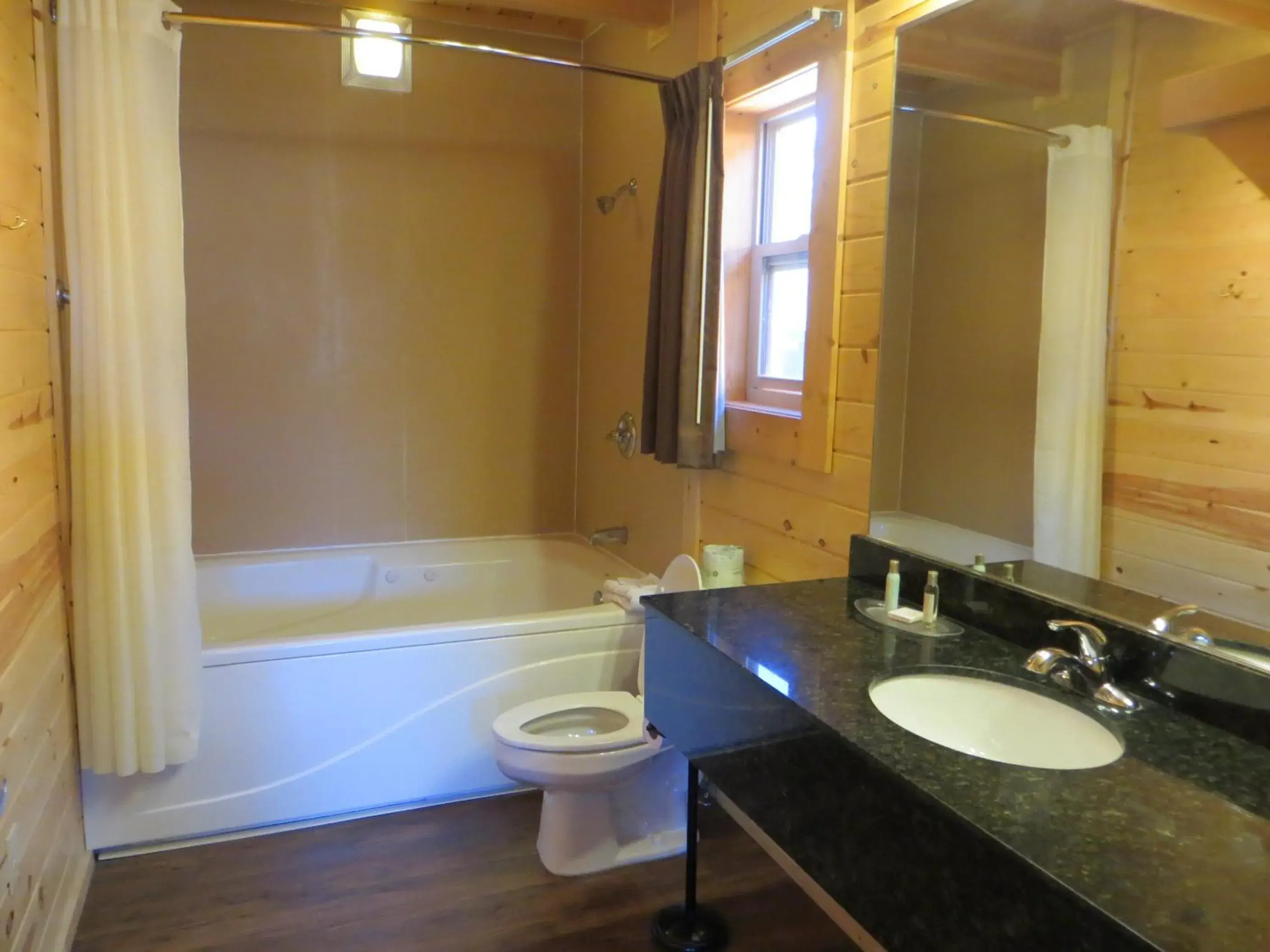 Bathroom in Cabins of Mackinac & Lodge Bathroom in Cabins of Mackinac & Lodge