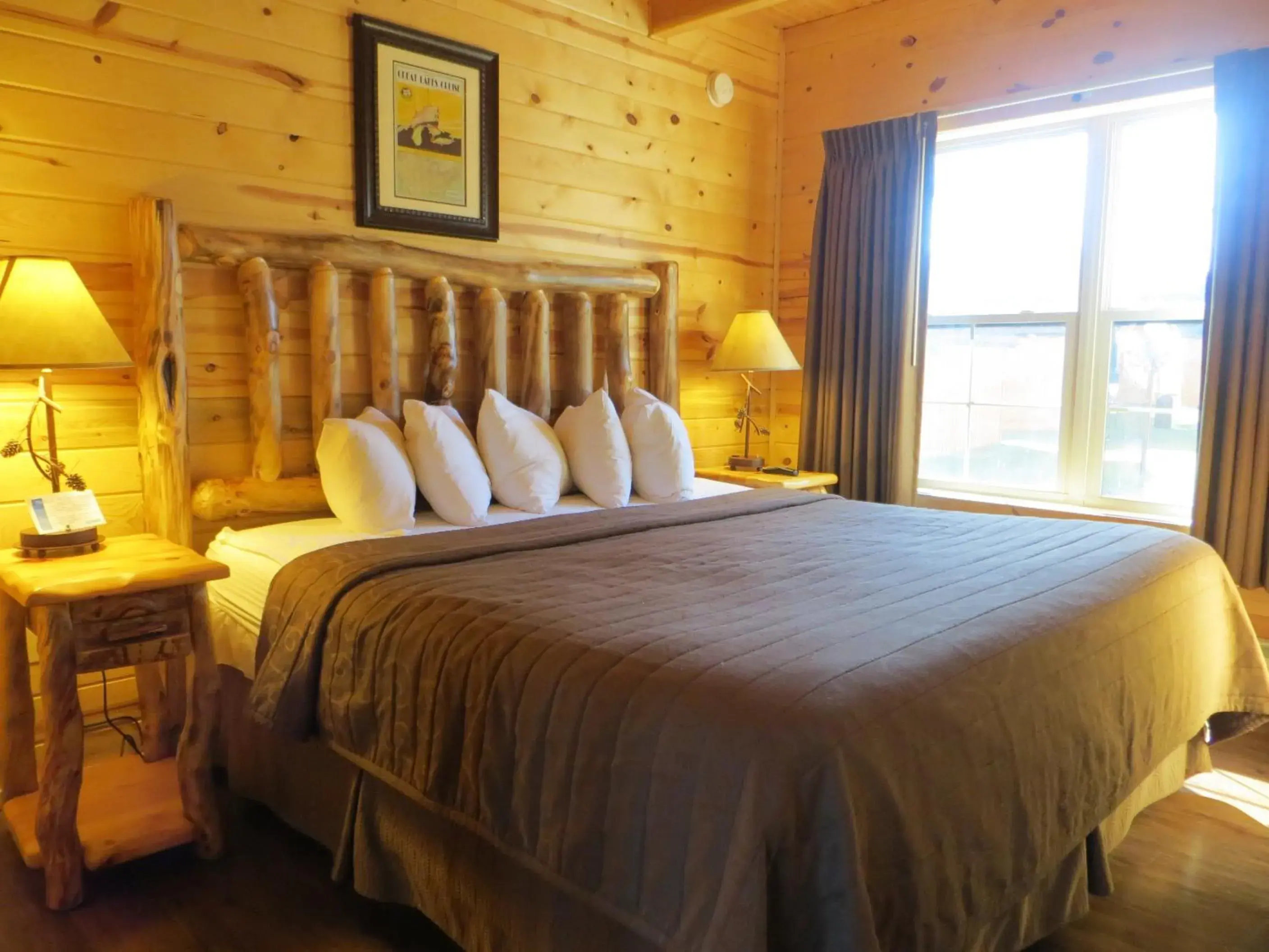Bedroom, Bed in Cabins of Mackinac & Lodge Bedroom, Bed in Cabins of Mackinac & Lodge