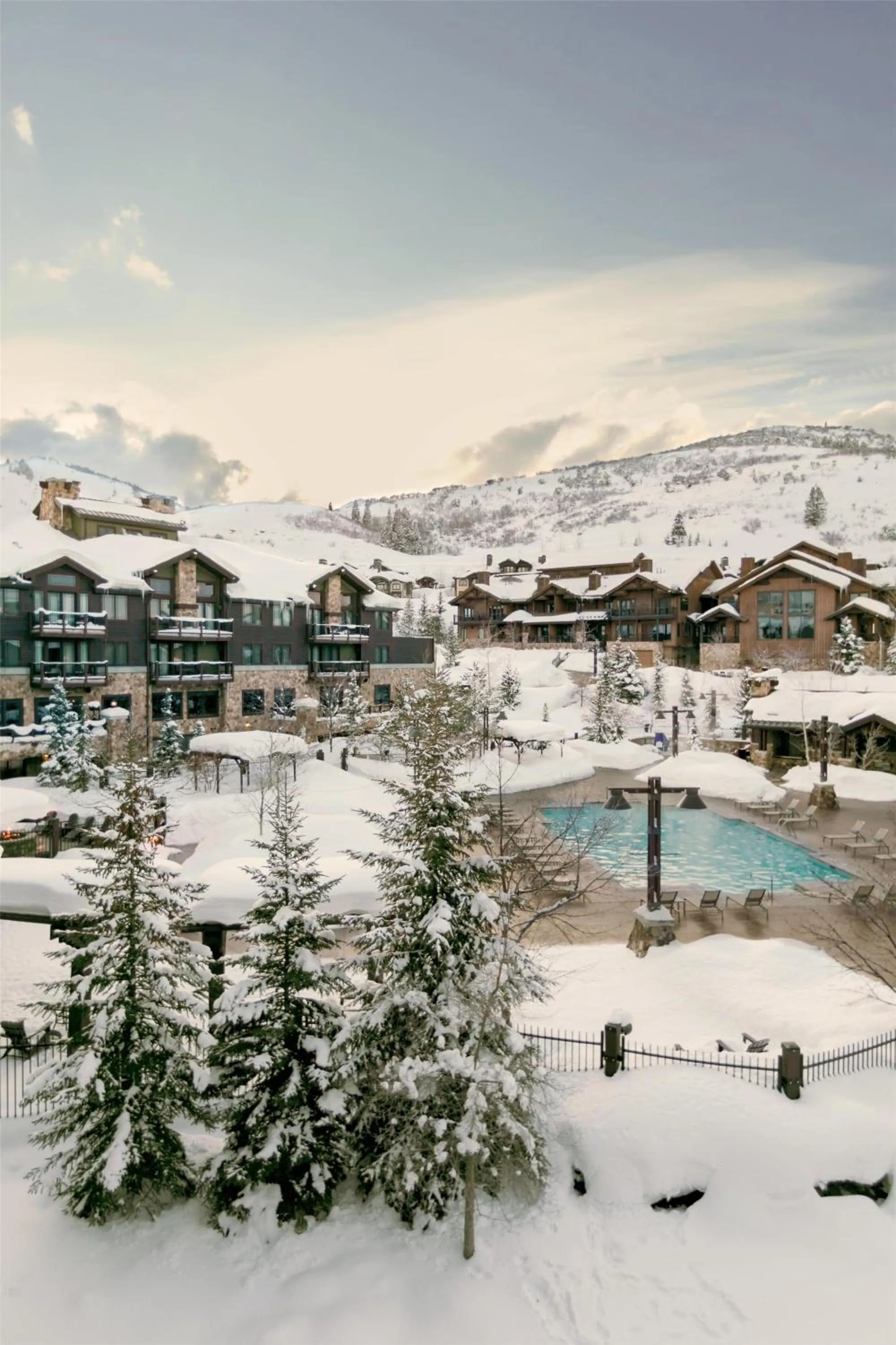 Pool view in Waldorf Astoria Park City
