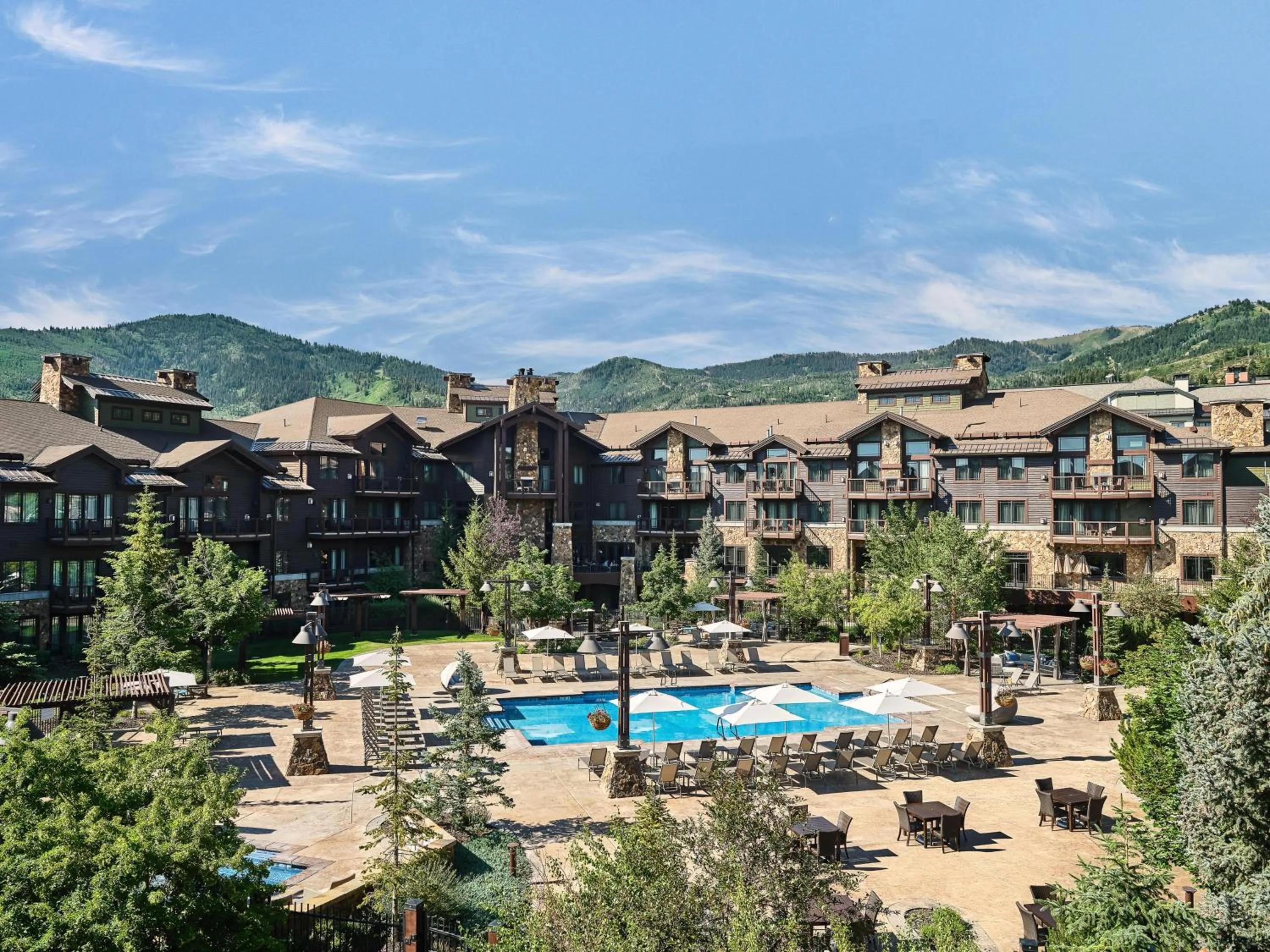 Pool view in Waldorf Astoria Park City