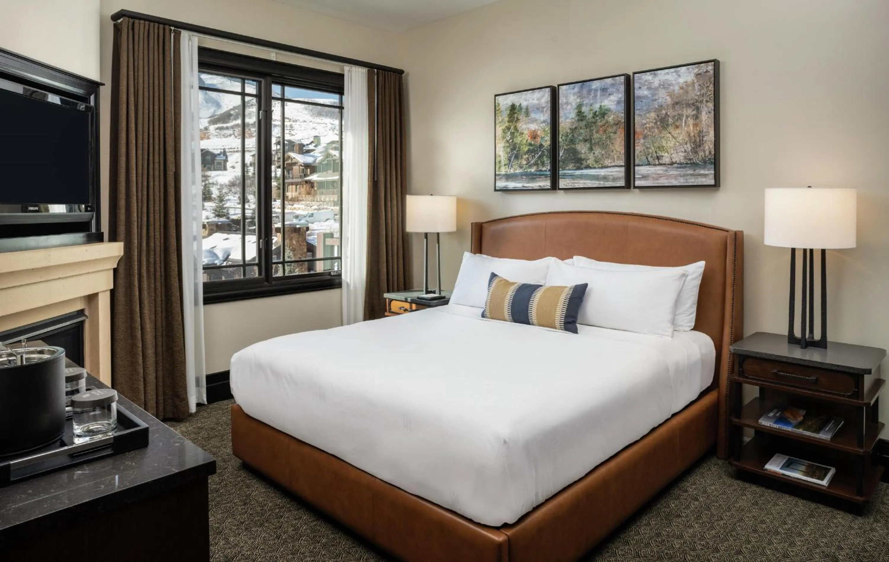 Bed in Waldorf Astoria Park City