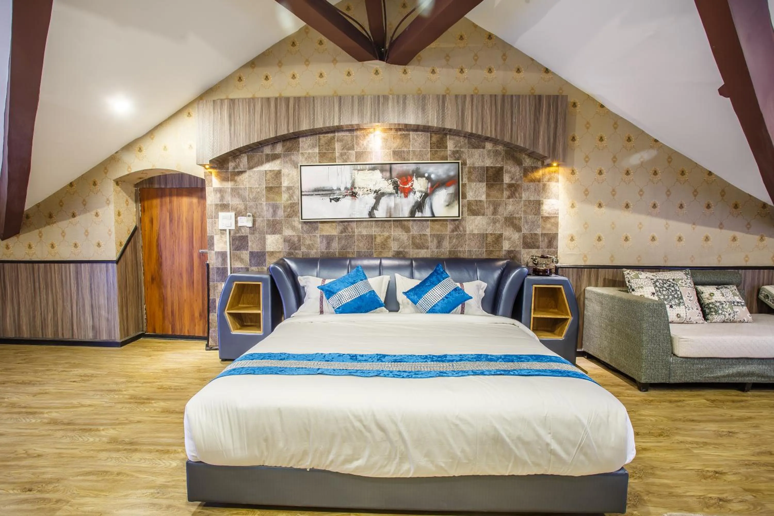 Bed in Royal Empire Boutique Hotel