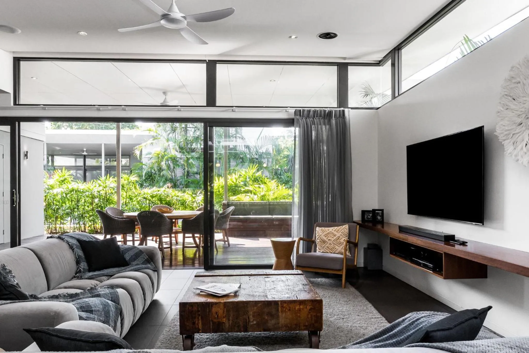 Living room in Byron Lux Beach Houses
