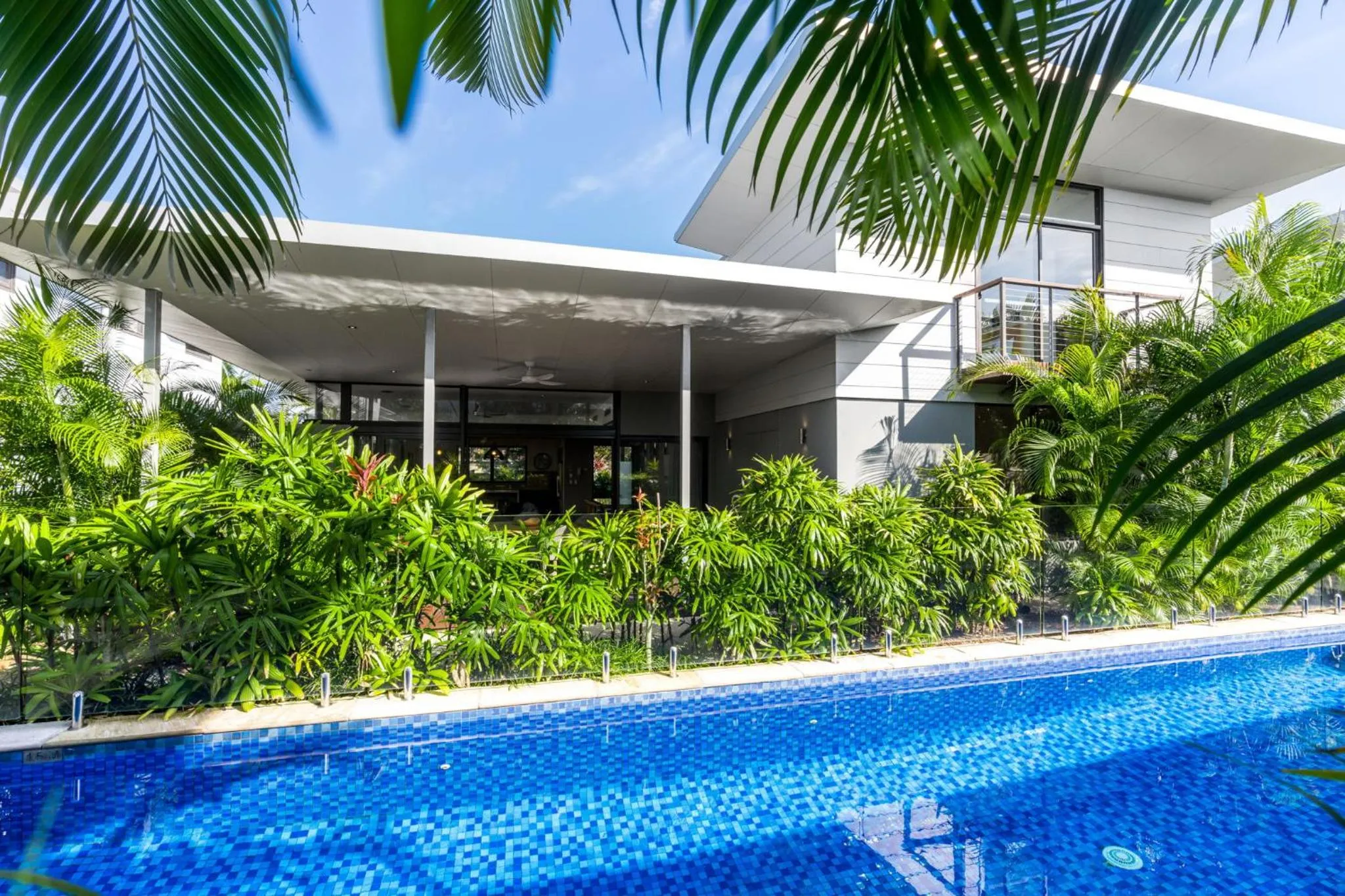 Pool view in Byron Lux Beach Houses