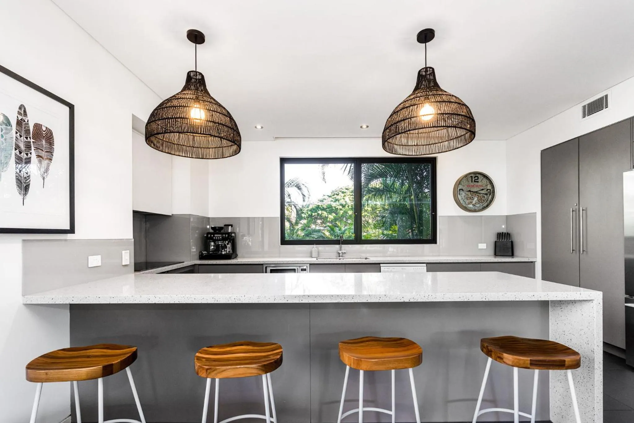 Kitchen or kitchenette in Byron Lux Beach Houses