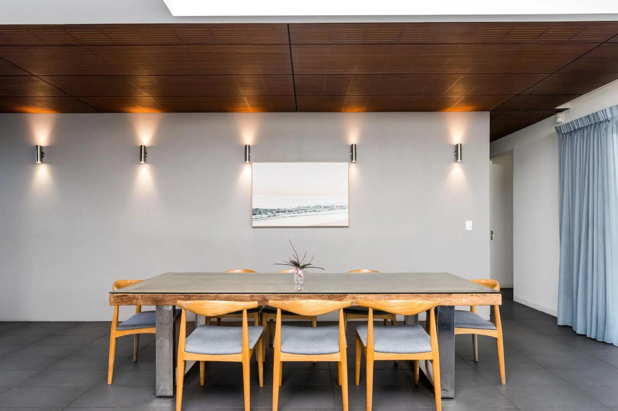 Dining area in Byron Lux Beach Houses