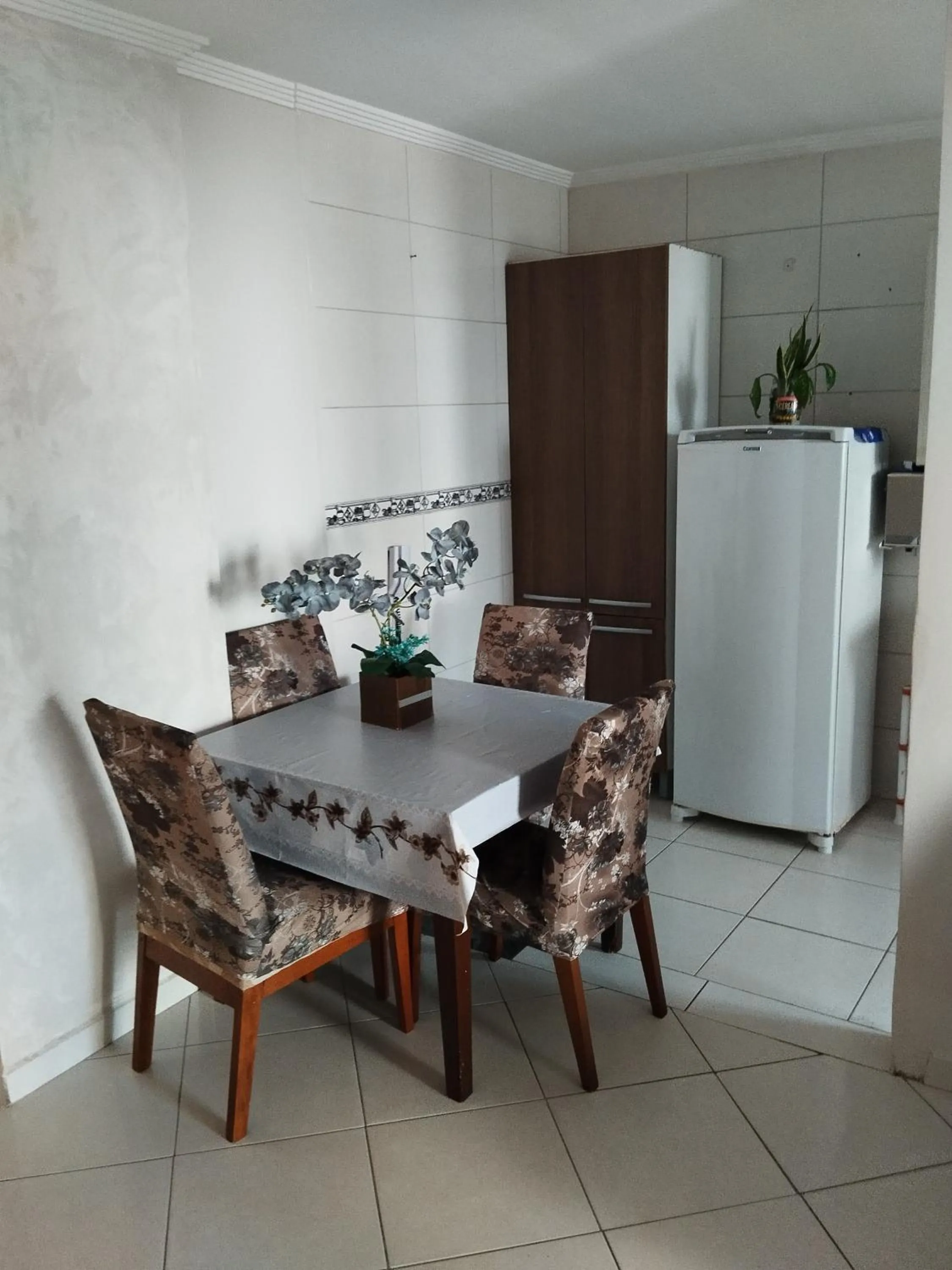 Dining area in Apê Temporada Praia Grande SP Completo com Piscina, Churrasqueira, Estacionamento