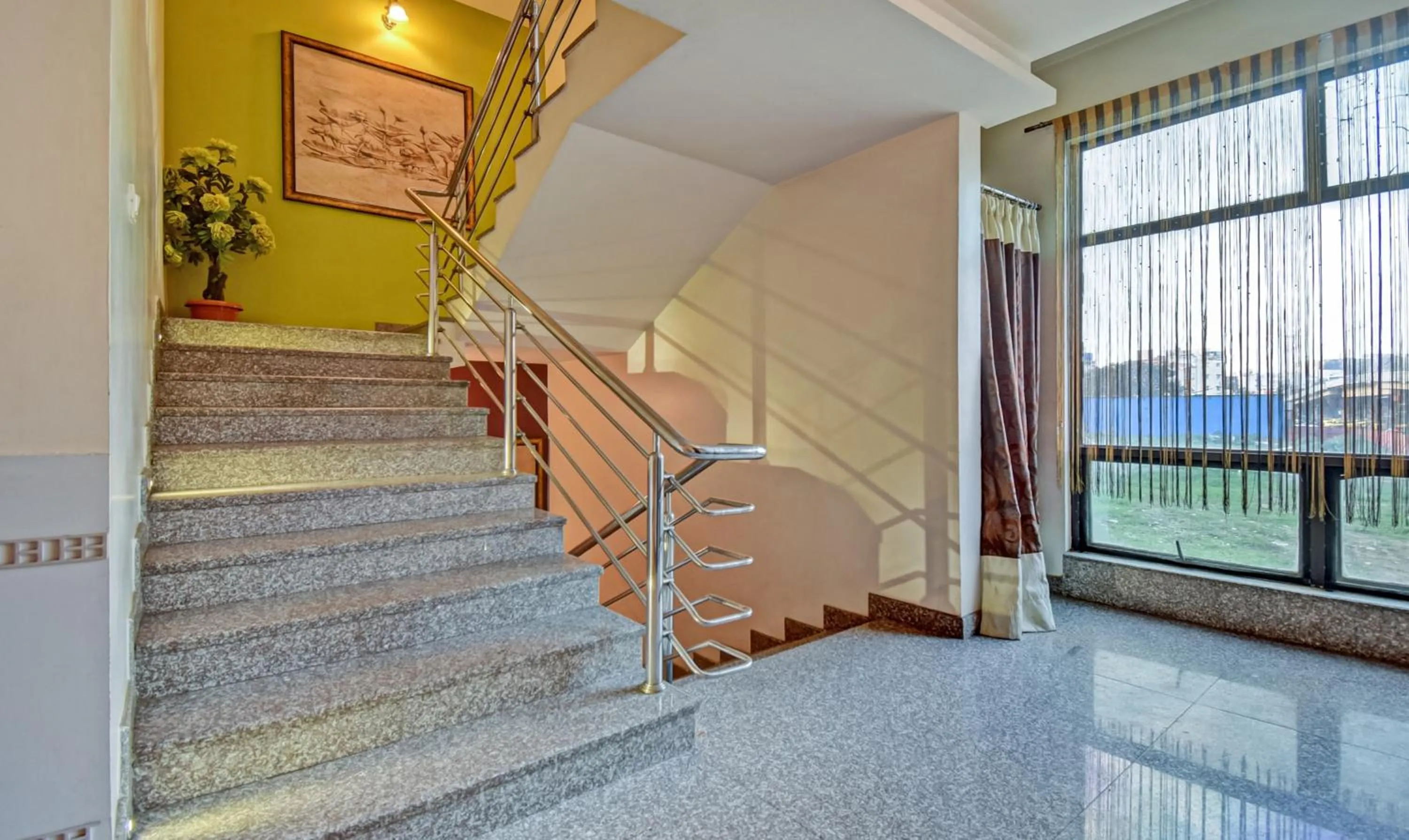 Lobby or reception in Treebo Raj Elegance Manyata Tech Park