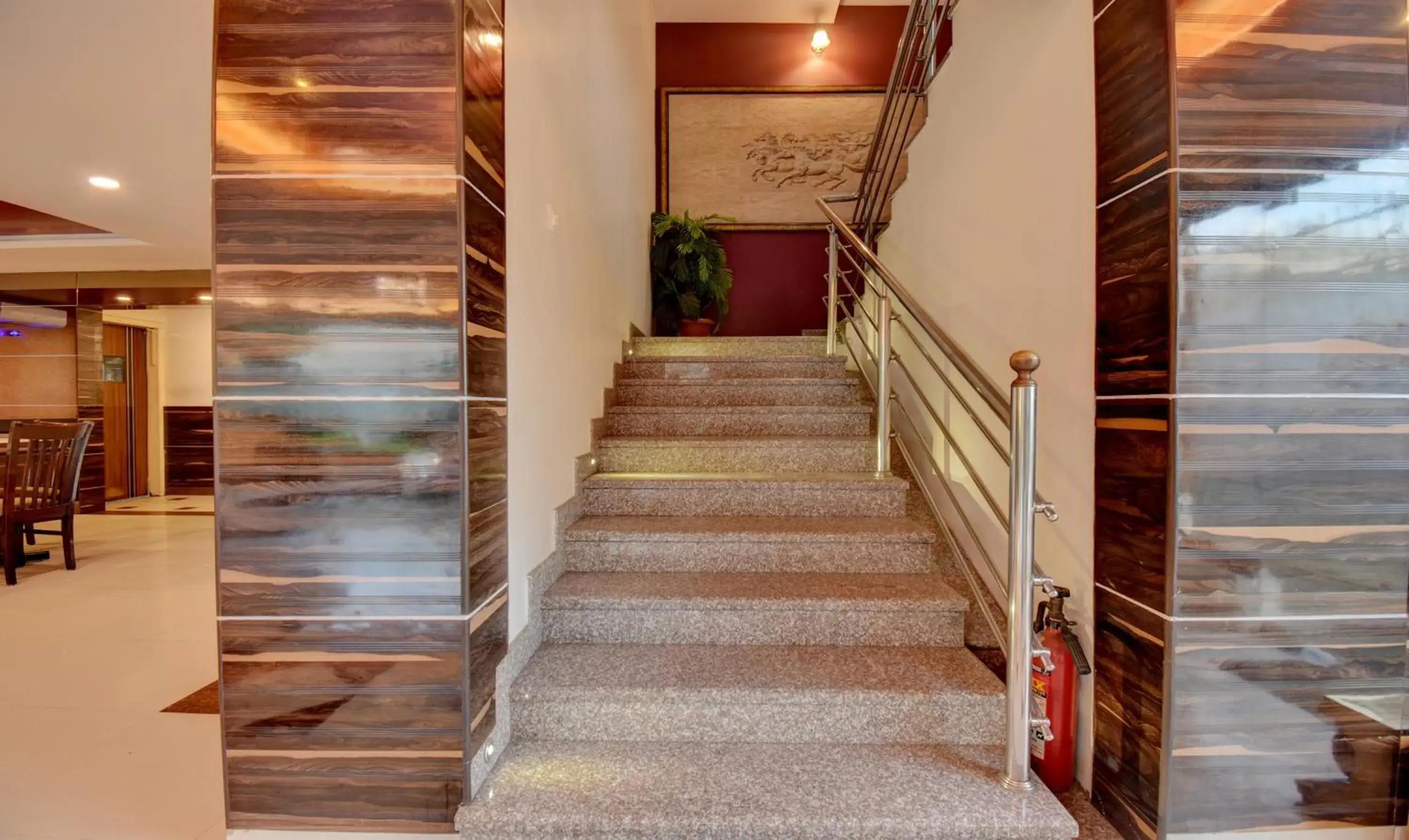 Lobby or reception in Treebo Raj Elegance Manyata Tech Park Lobby or reception in Treebo Raj Elegance Manyata Tech Park