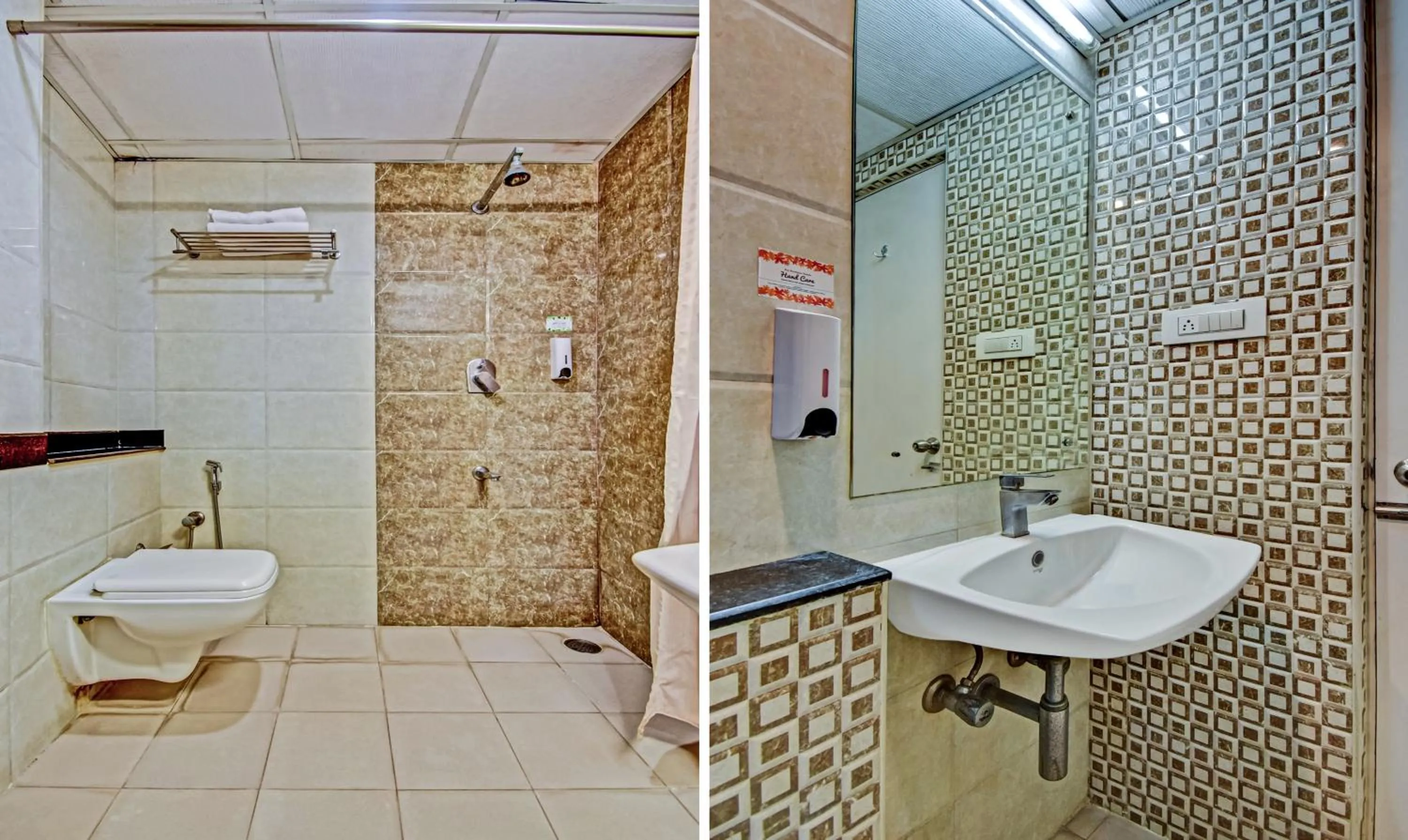 Bathroom in Treebo Raj Elegance Manyata Tech Park