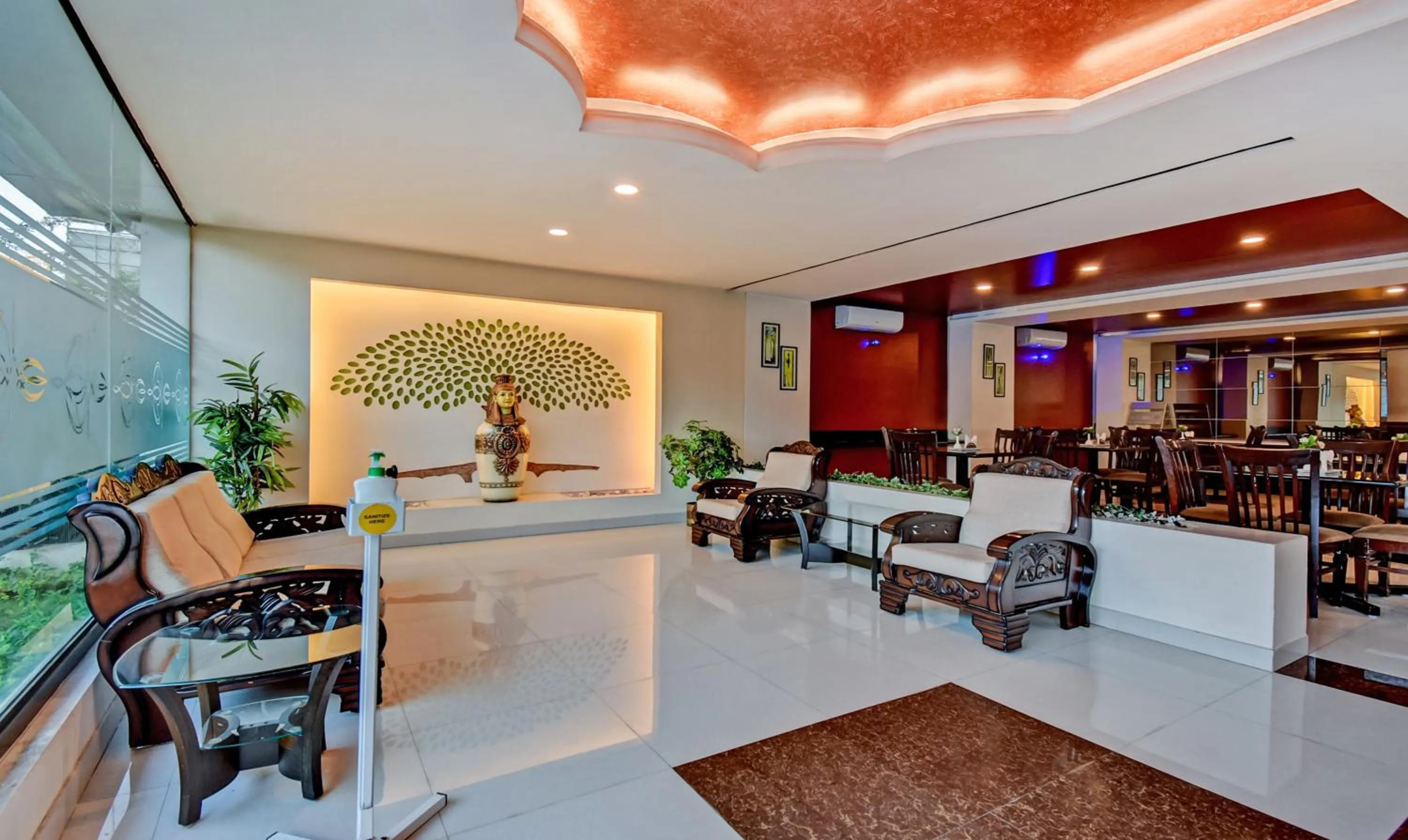 Lobby or reception in Treebo Raj Elegance Manyata Tech Park