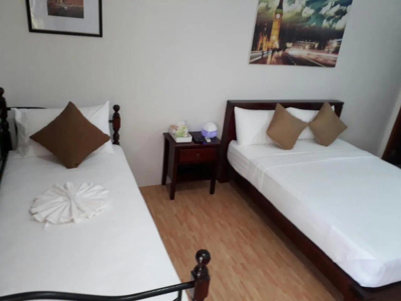 Bed in Nirvana Resort Puerto Galera