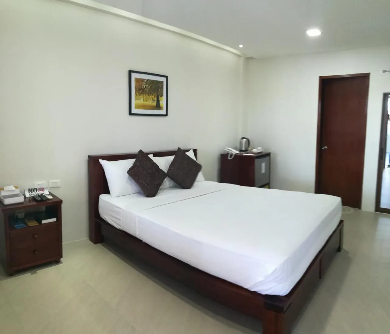 Bed in Nirvana Resort Puerto Galera