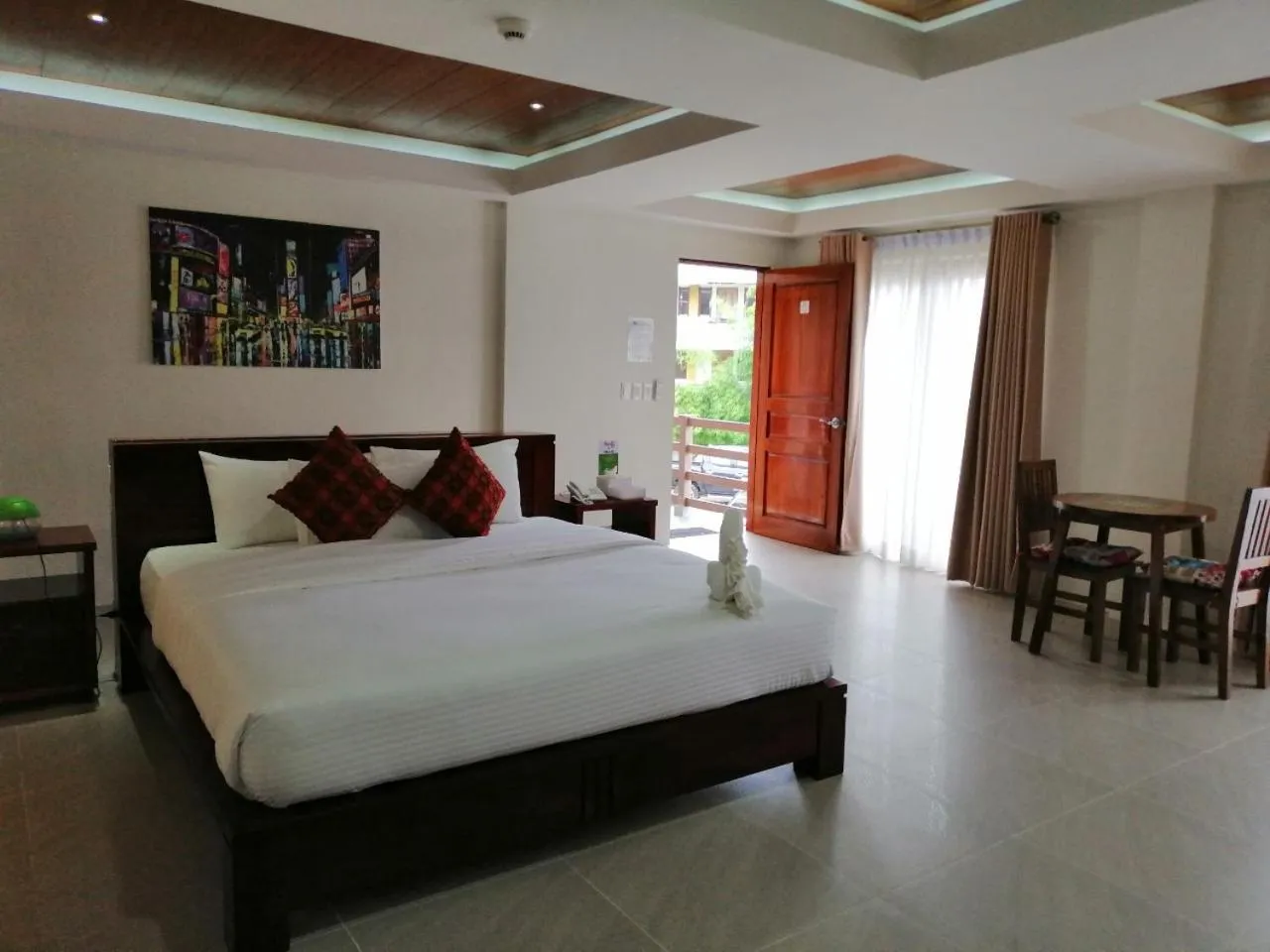 Bed in Nirvana Resort Puerto Galera