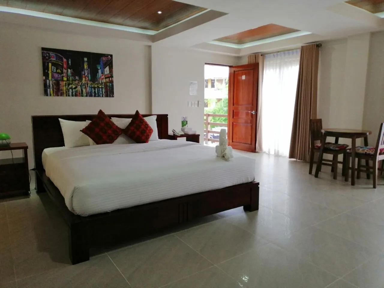 Bed in Nirvana Resort Puerto Galera