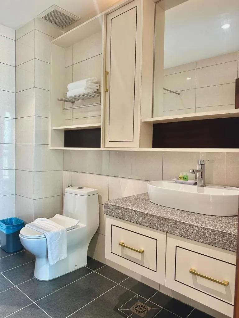 Bathroom in Malibest Resort