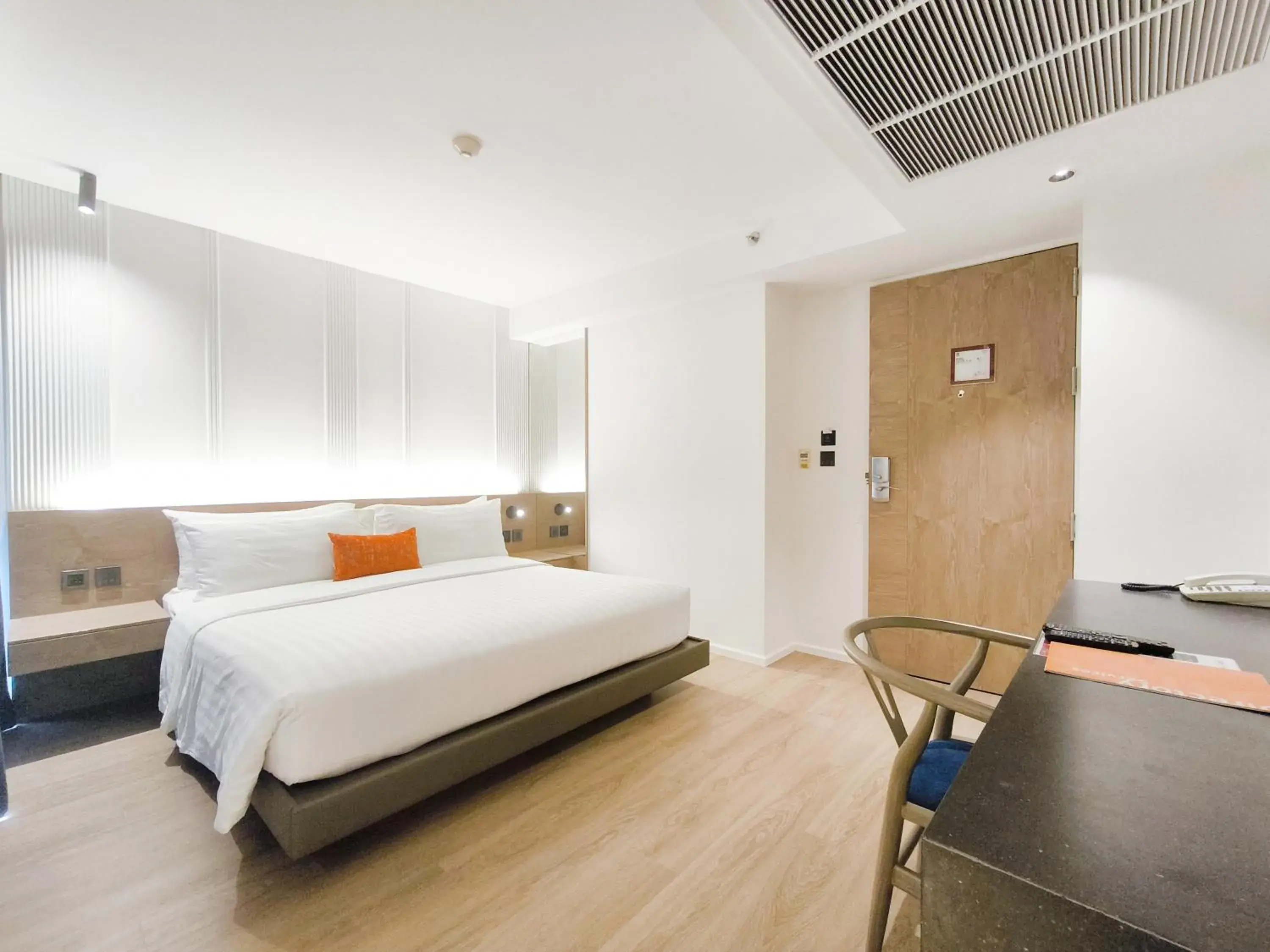 Bedroom, Bed in Citrus Sukhumvit 13 Nana Bangkok by Compass Hospitality - Newly Renovated Bedroom, Bed in Citrus Sukhumvit 13 Nana Bangkok by Compass Hospitality - Newly Renovated