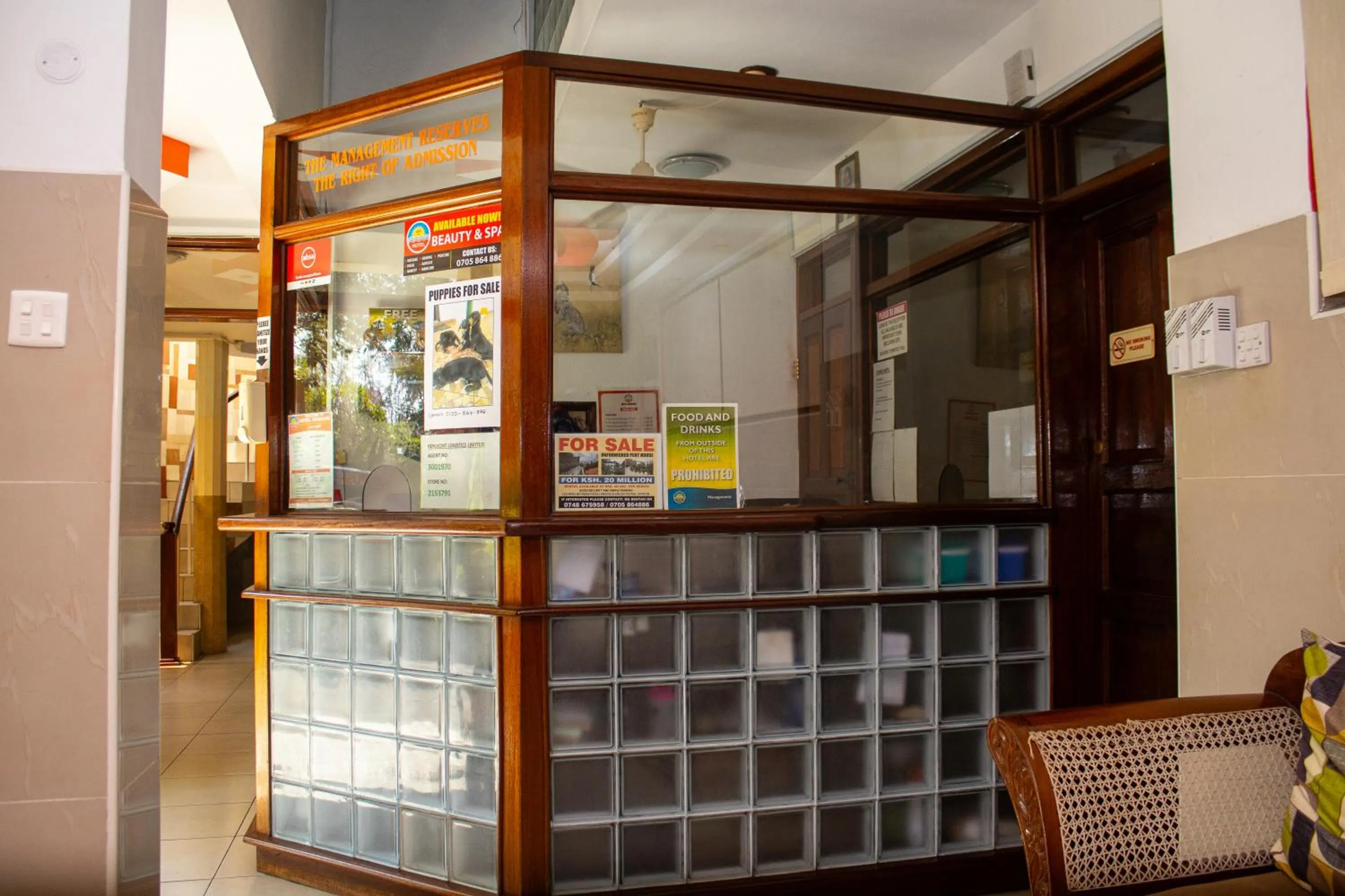 Facade/entrance in Hotel Windsor-Mombasa