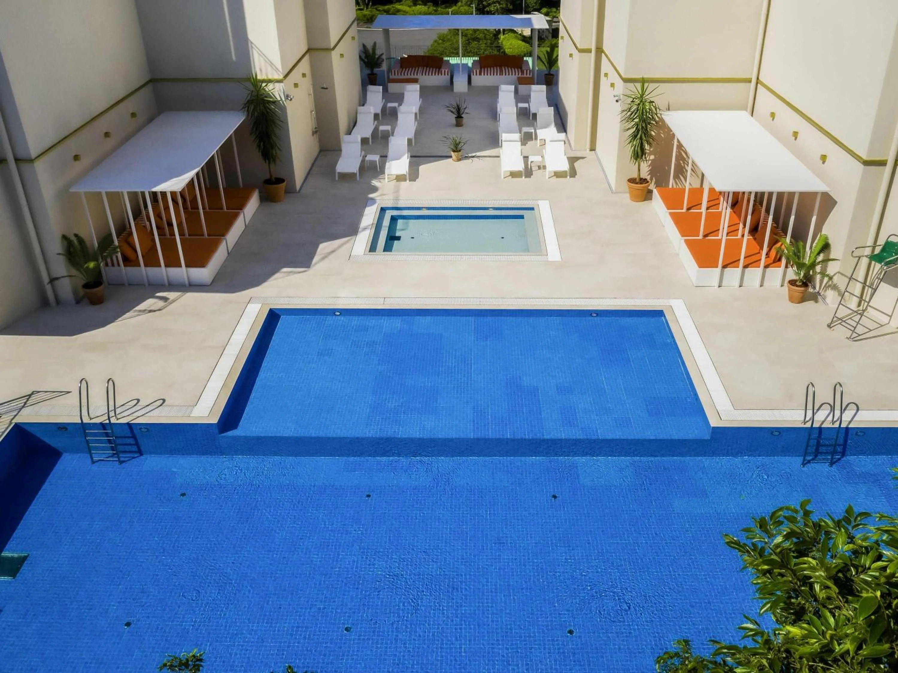 Pool view in Mercure Ambassador Jeju