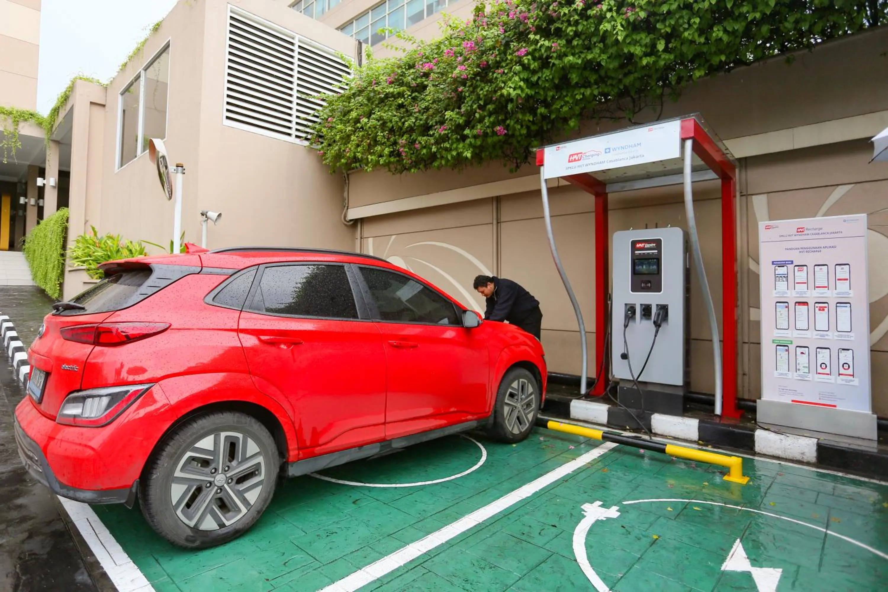 Parking in Wyndham Casablanca Jakarta