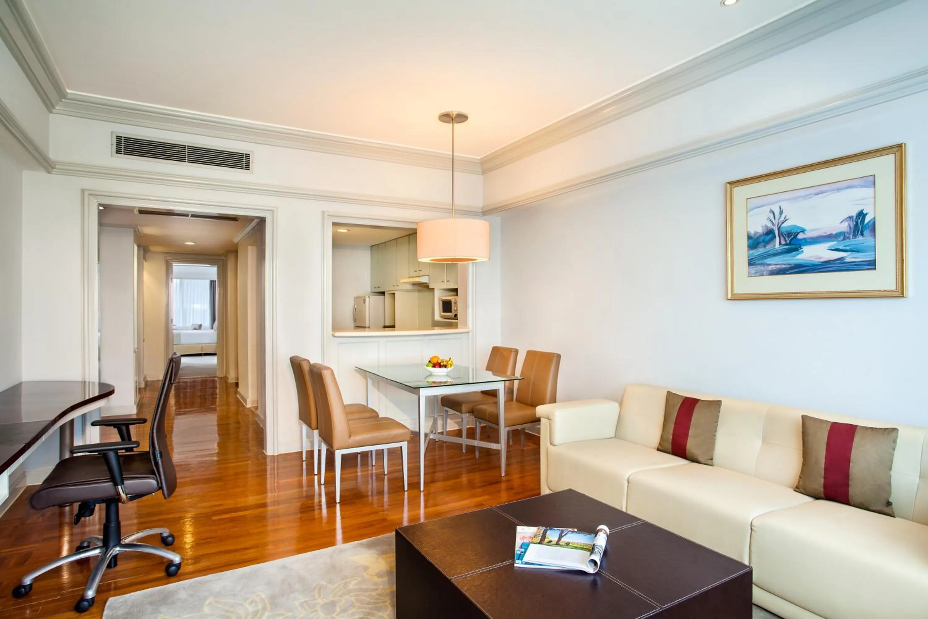 Seating area in Wyndham Casablanca Jakarta