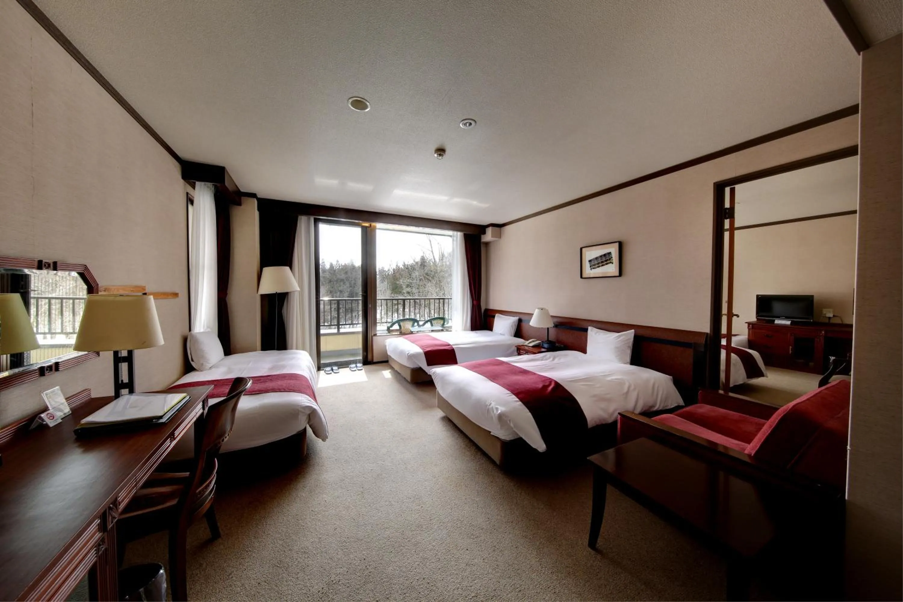 Photo of the whole room, Bed in Hakuba Mominoki Hotel