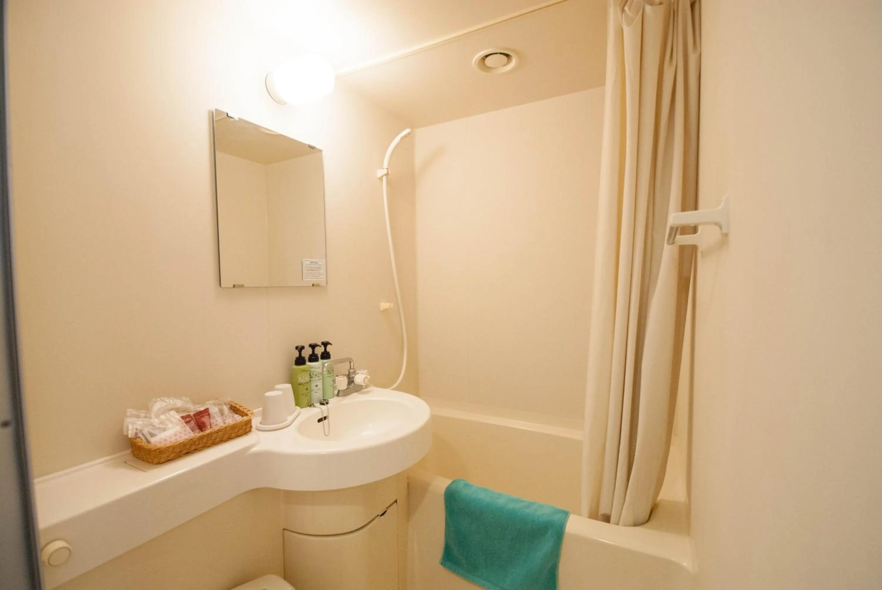 Shower in Hakuba Mominoki Hotel