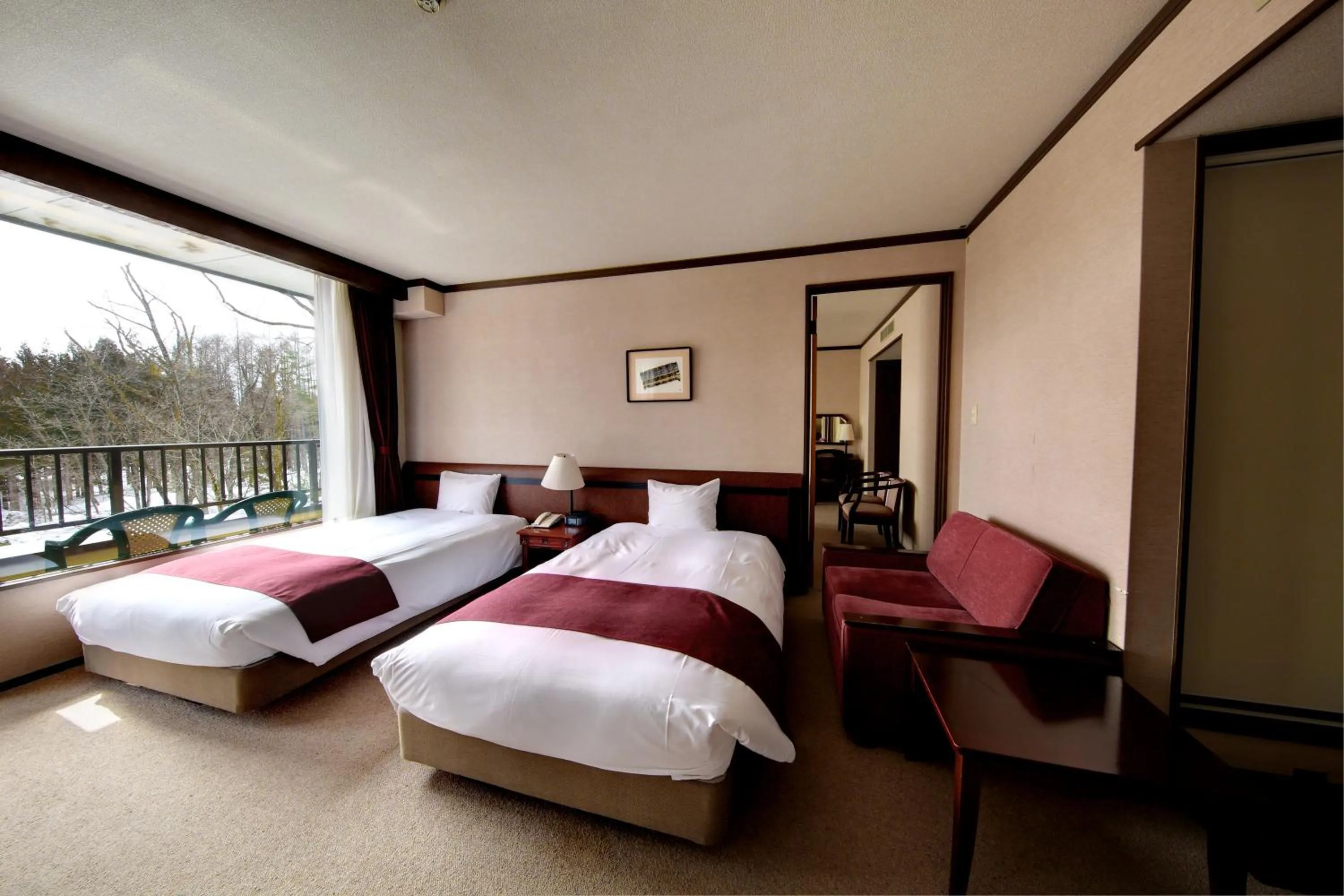 Photo of the whole room, Bed in Hakuba Mominoki Hotel