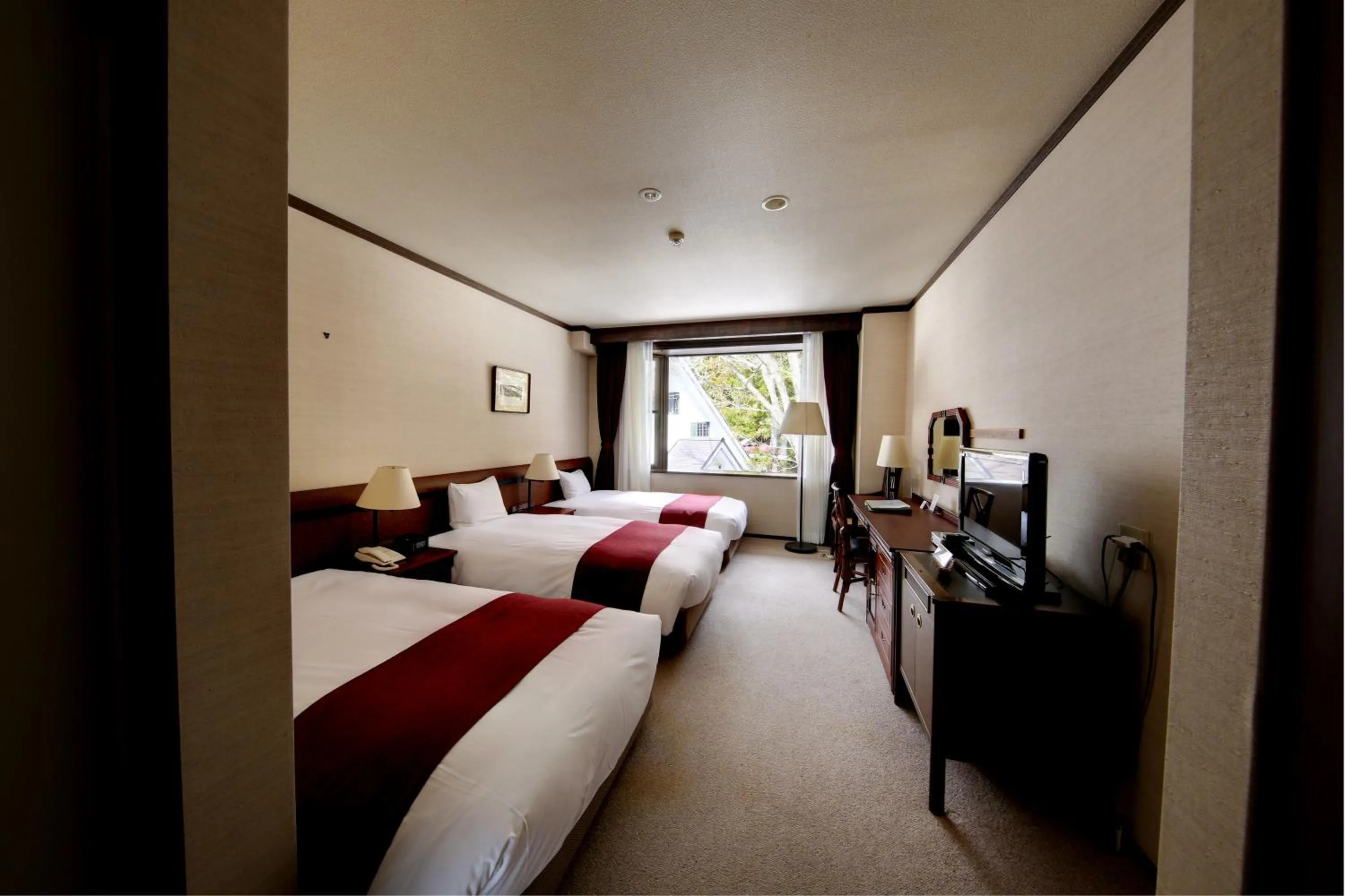 Photo of the whole room, Bed in Hakuba Mominoki Hotel