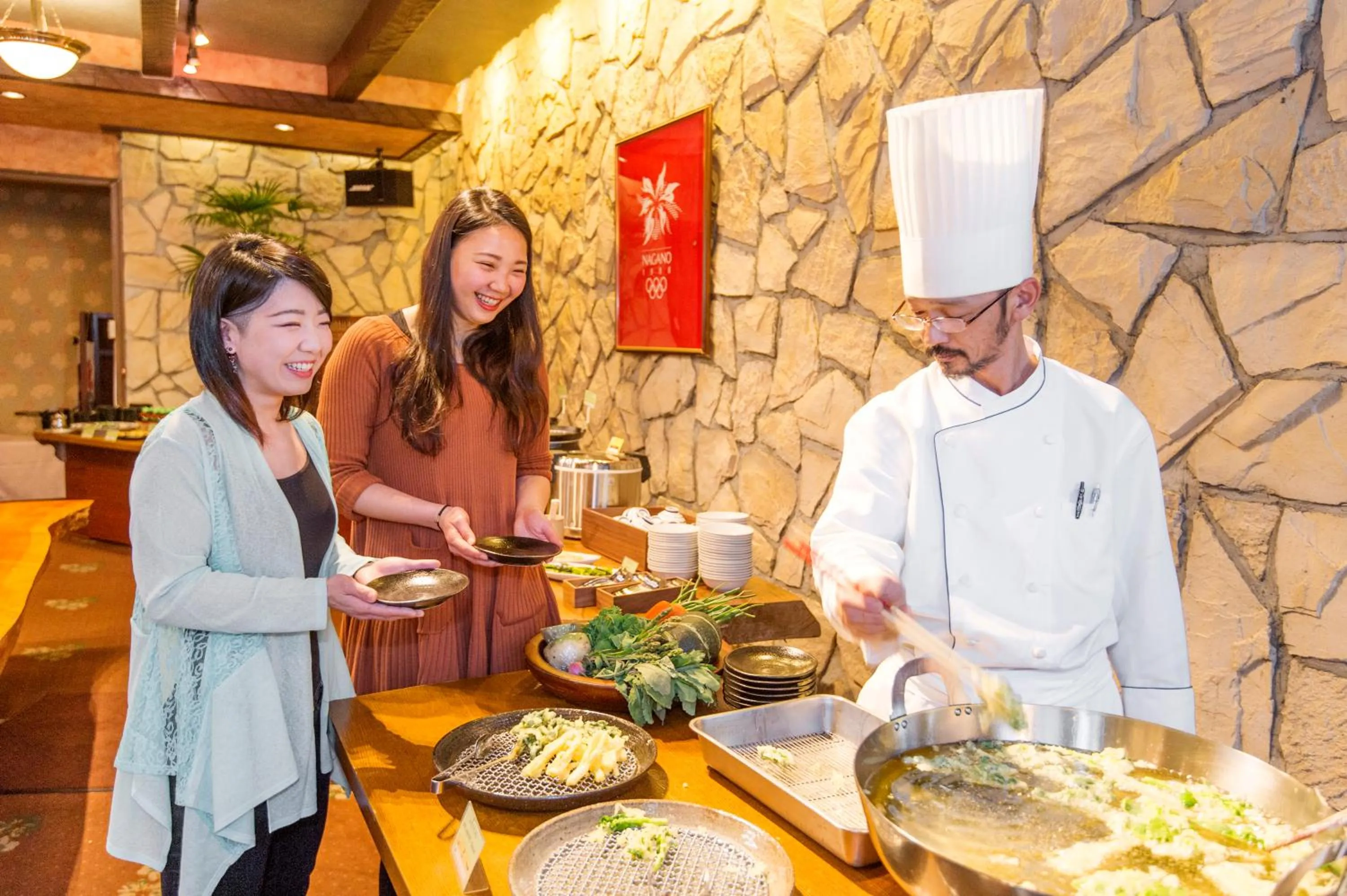 Food close-up in Hakuba Mominoki Hotel