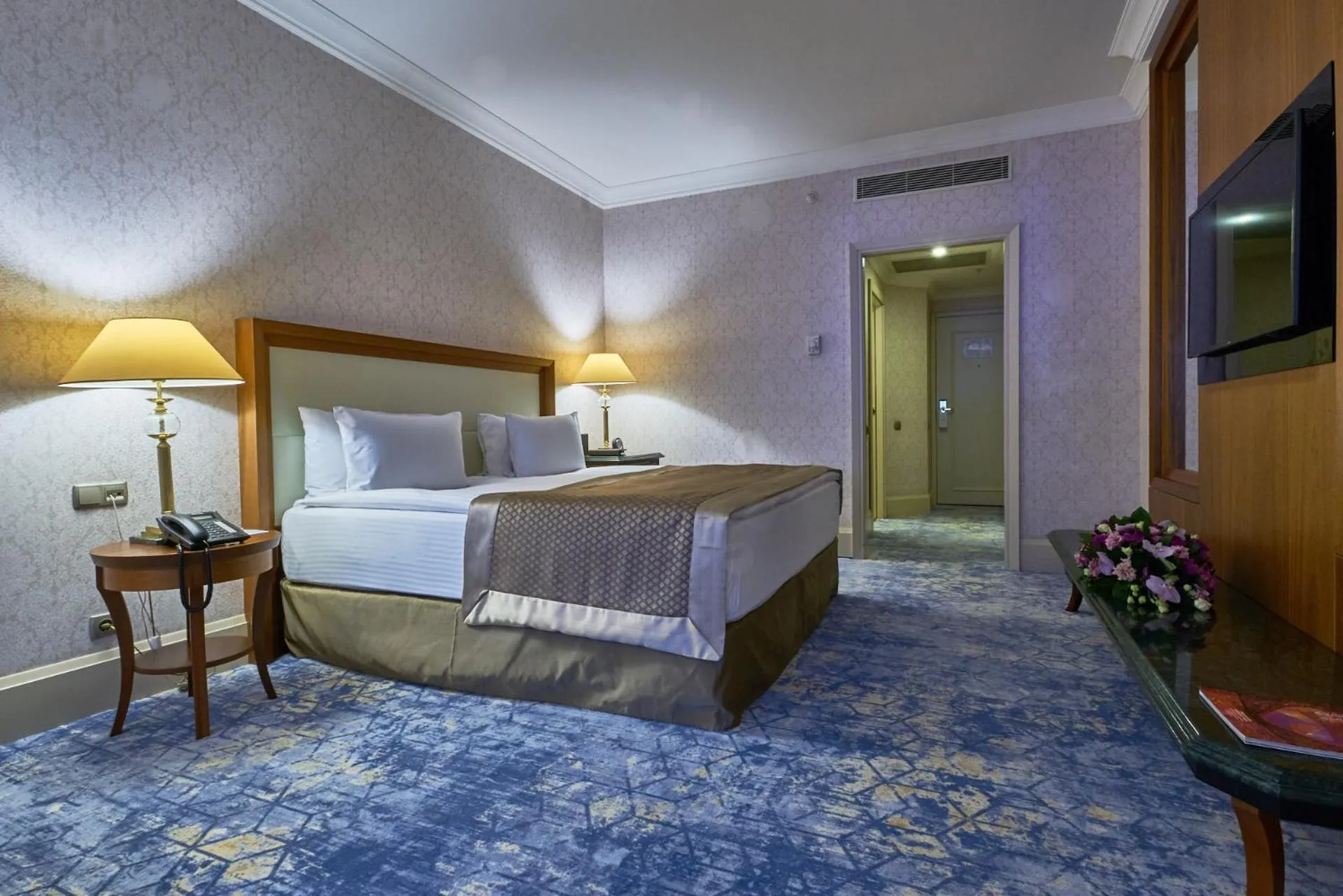 Bed in Rixos President Hotel Astana