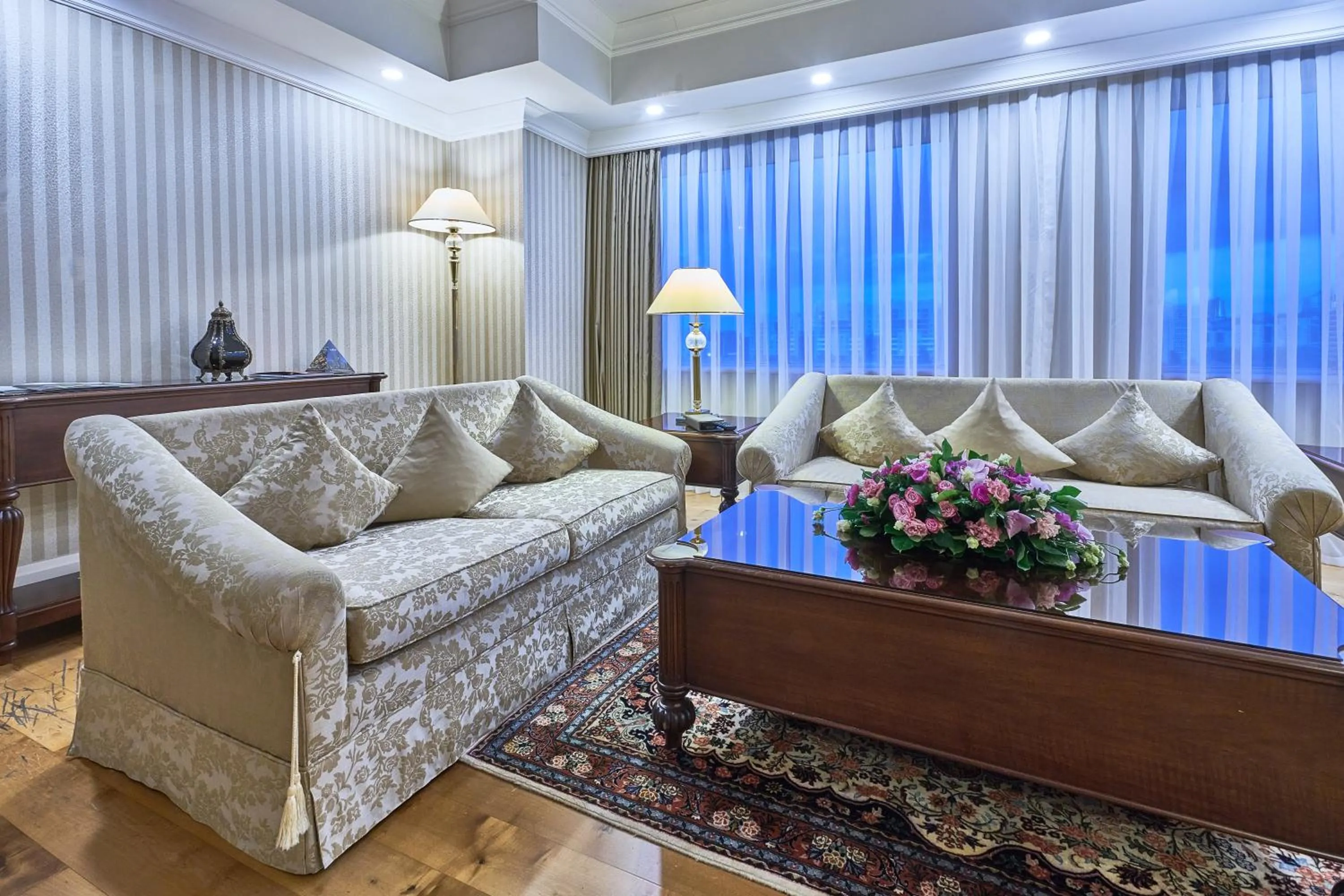 Living room in Rixos President Hotel Astana