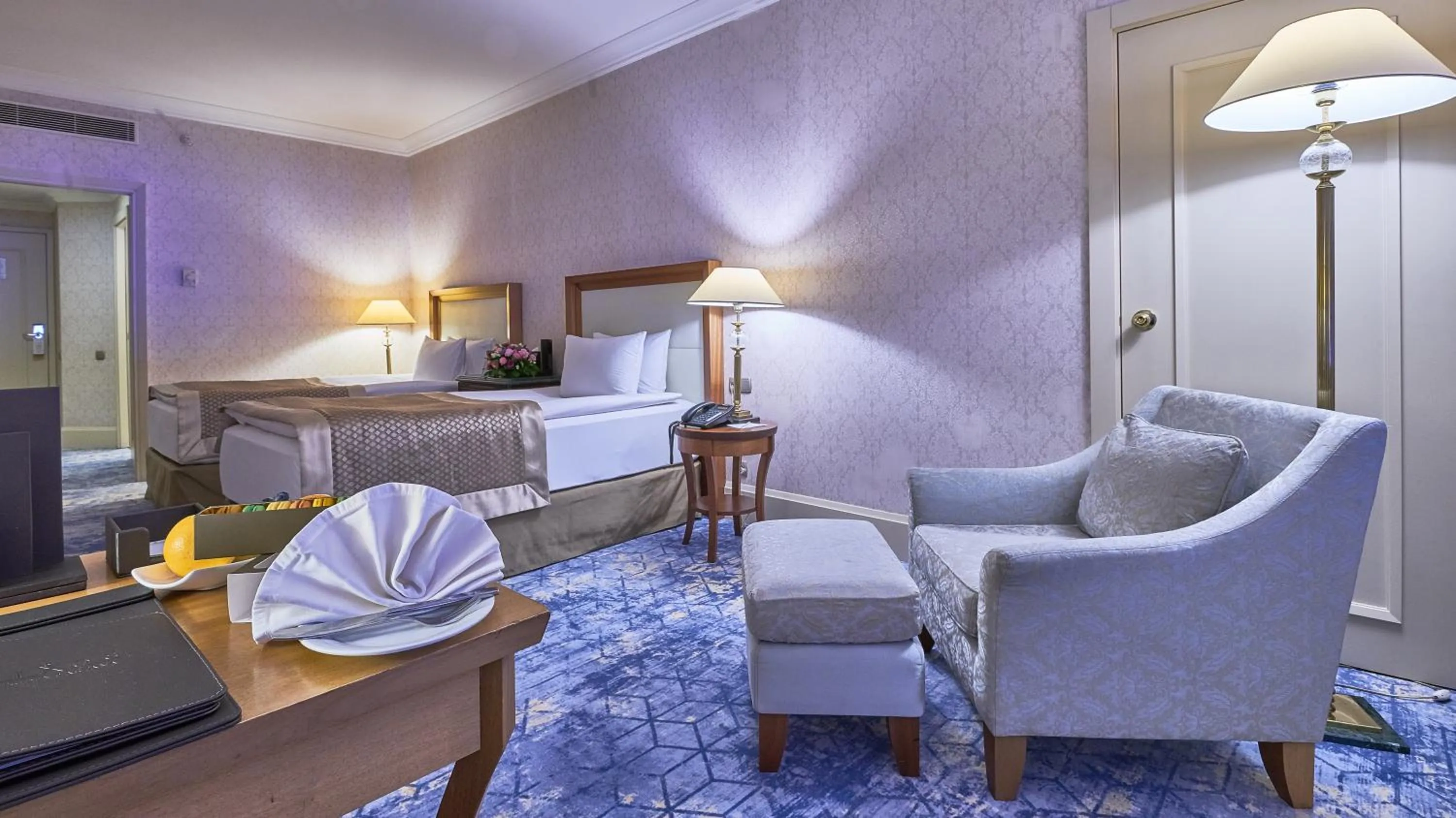 Bed in Rixos President Hotel Astana