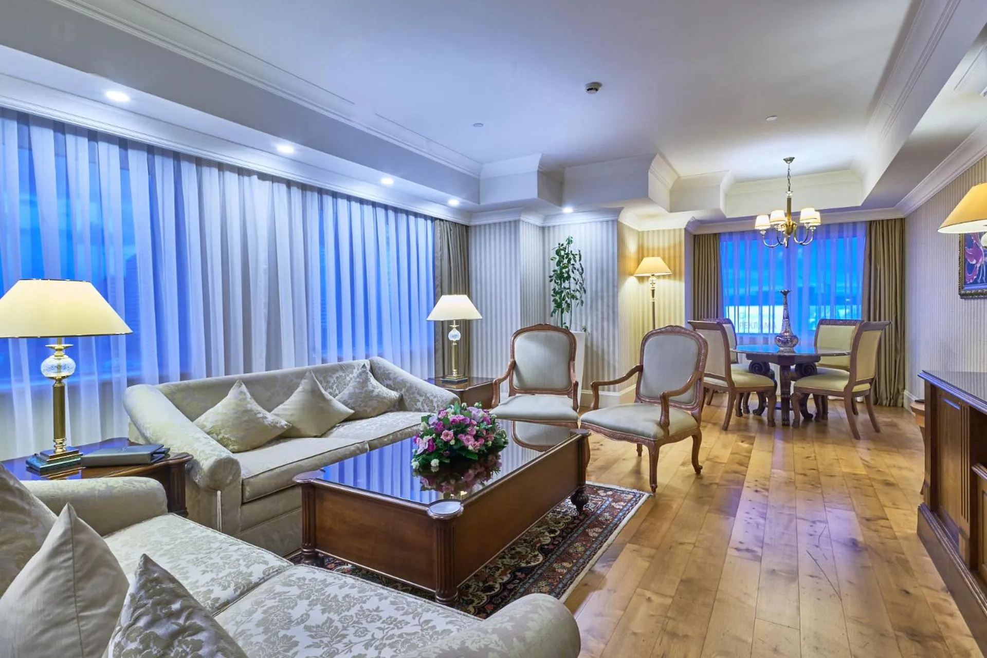 Living room in Rixos President Hotel Astana