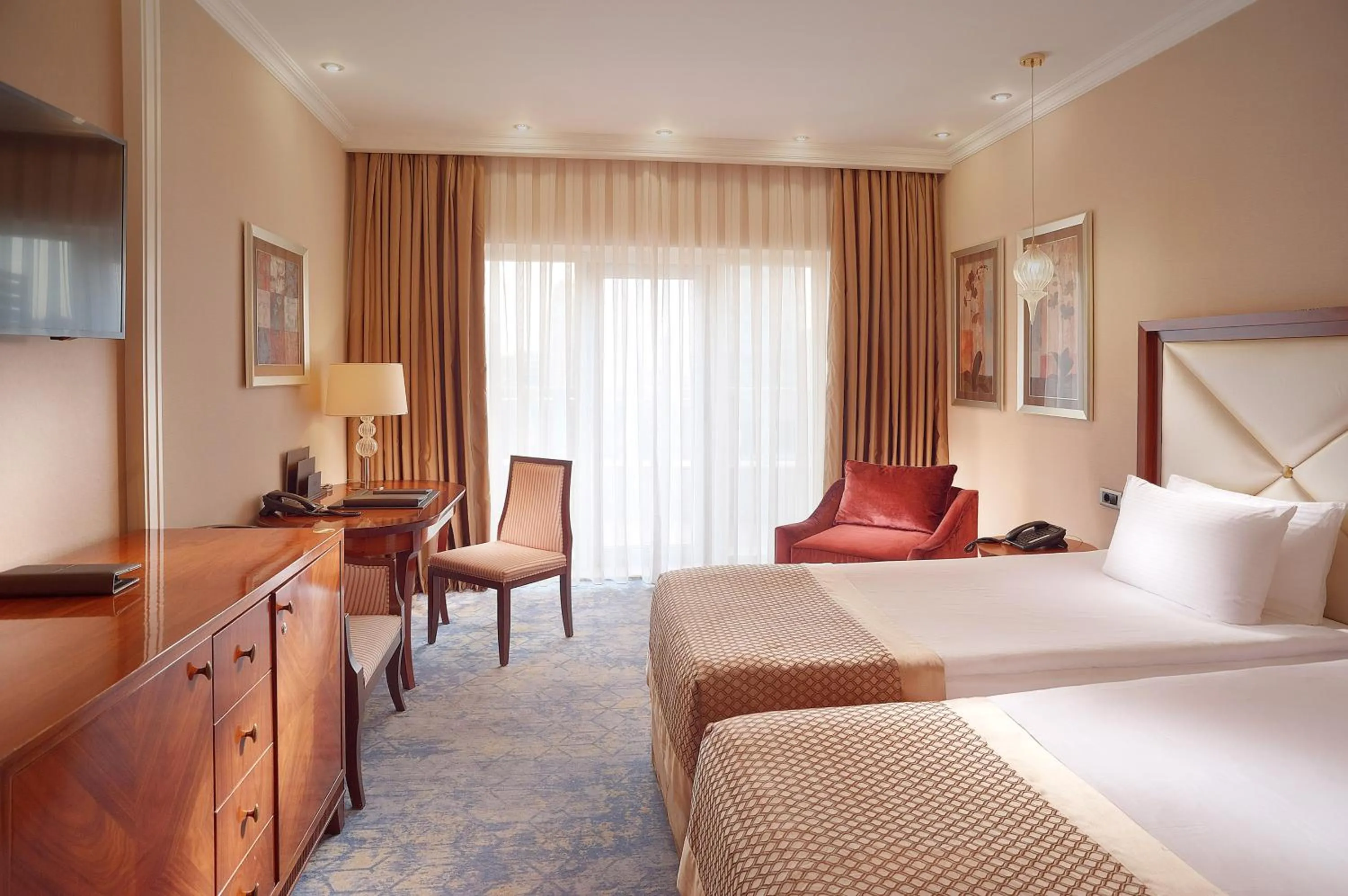 Photo of the whole room, Bed in Rixos President Hotel Astana