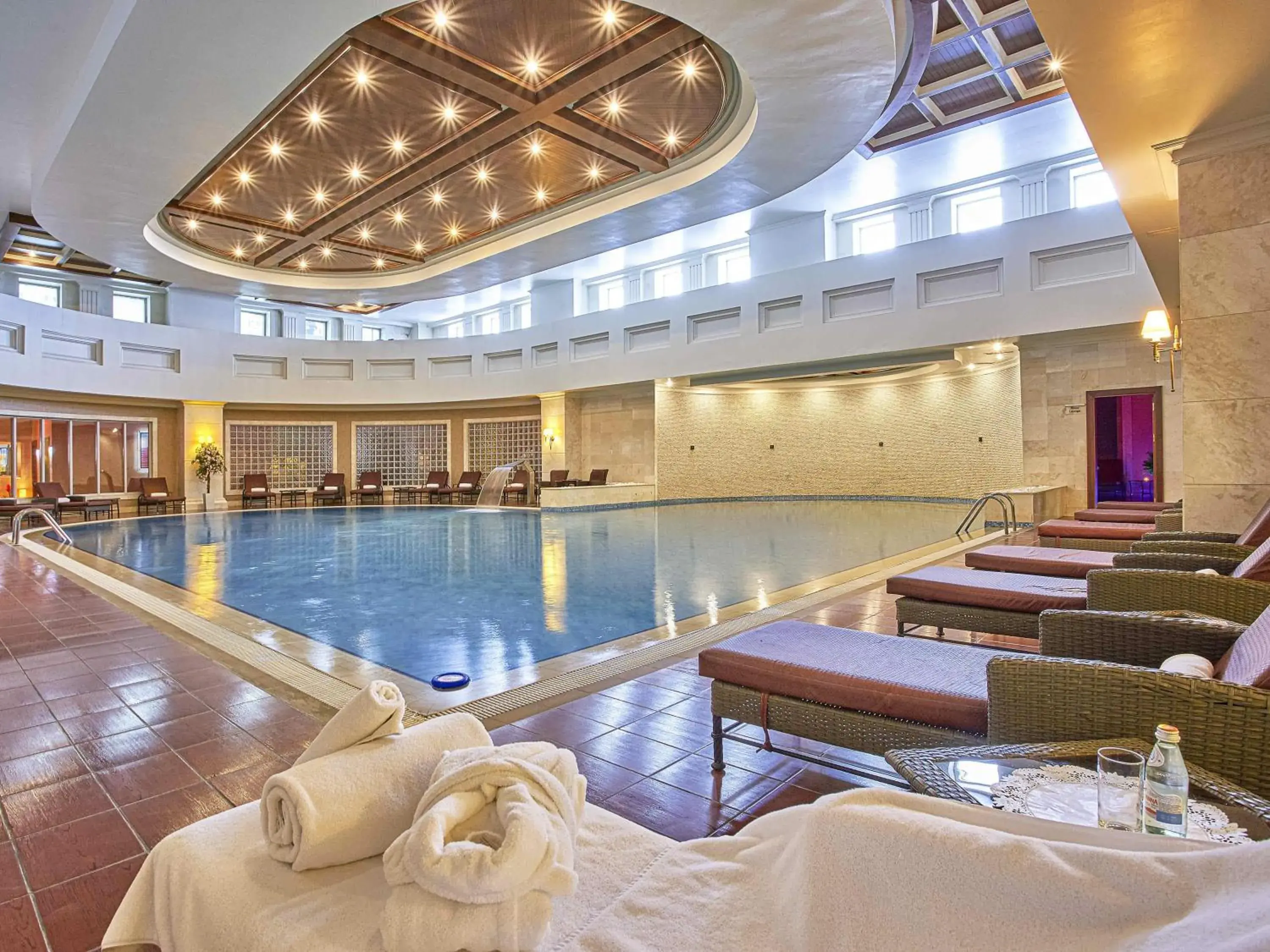 Pool view in Rixos President Hotel Astana Pool view in Rixos President Hotel Astana