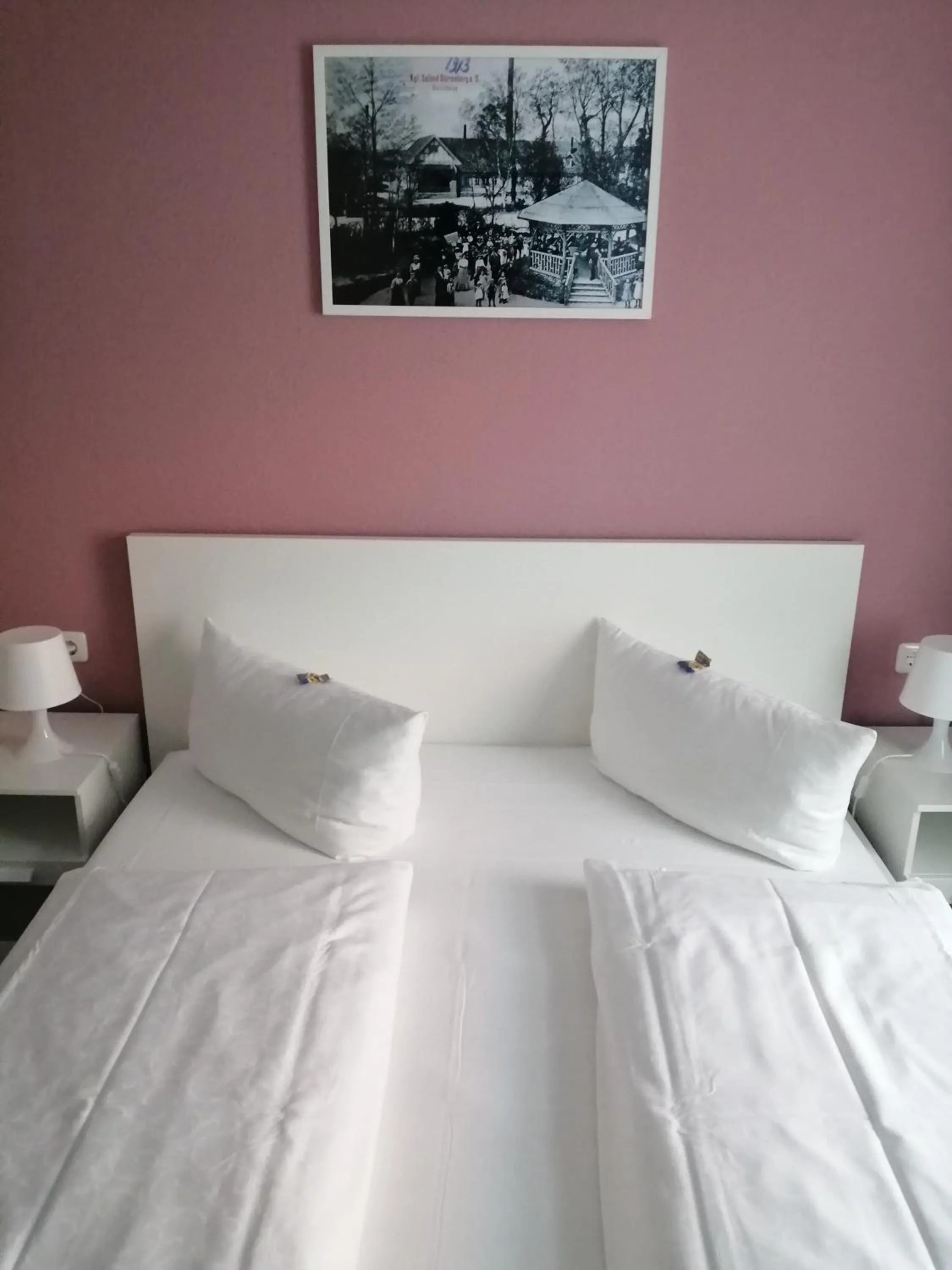 Photo of the whole room, Bed in Hotel Altes Badehaus