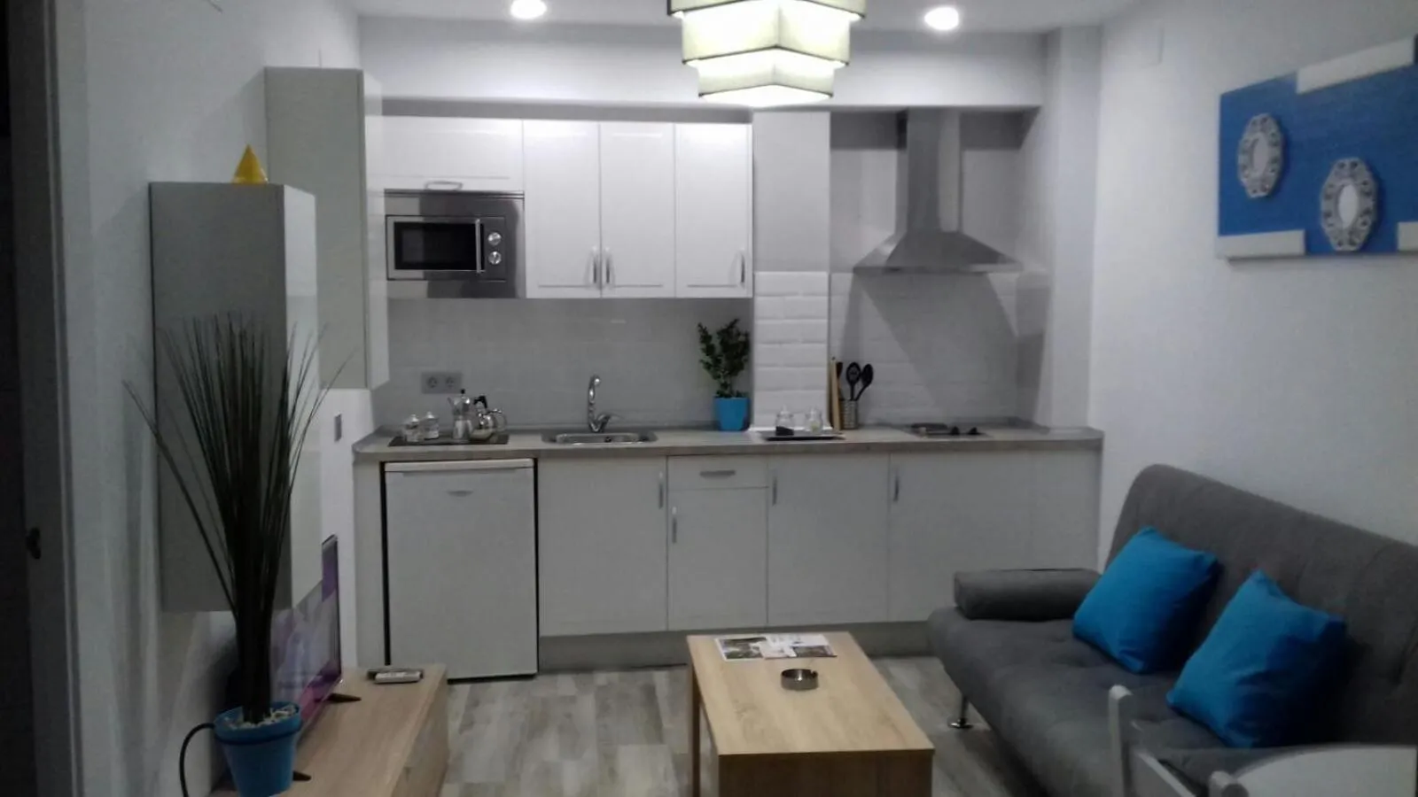 Kitchen or kitchenette in Pompeyos Viviendas Vacacionales